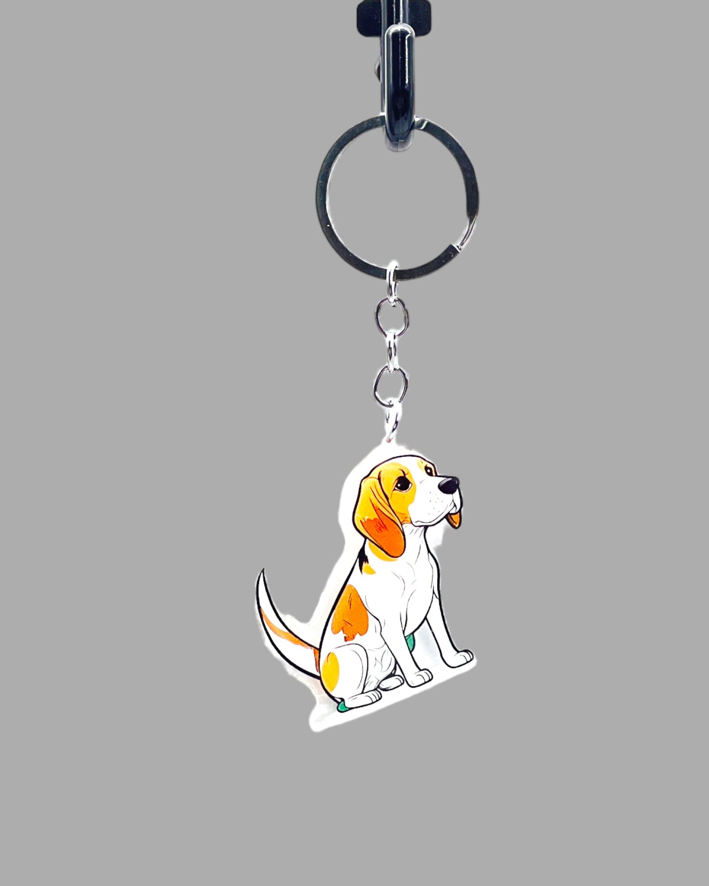 Great Dane Dog Acrylic keychain, Cute kawaii memorial ornament, pet portrait charm gift, backpack photo fob, dad car décor, dog mom gift