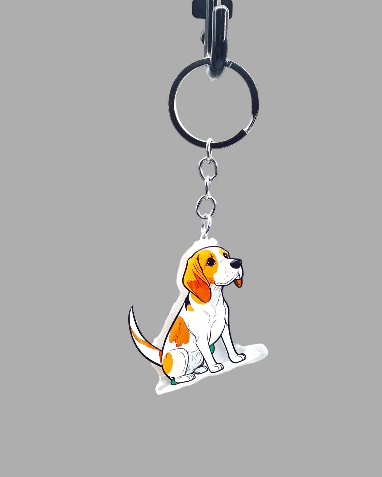 Great Dane Dog Acrylic keychain, Cute kawaii memorial ornament, pet portrait charm gift, backpack photo fob, dad car décor, dog mom gift