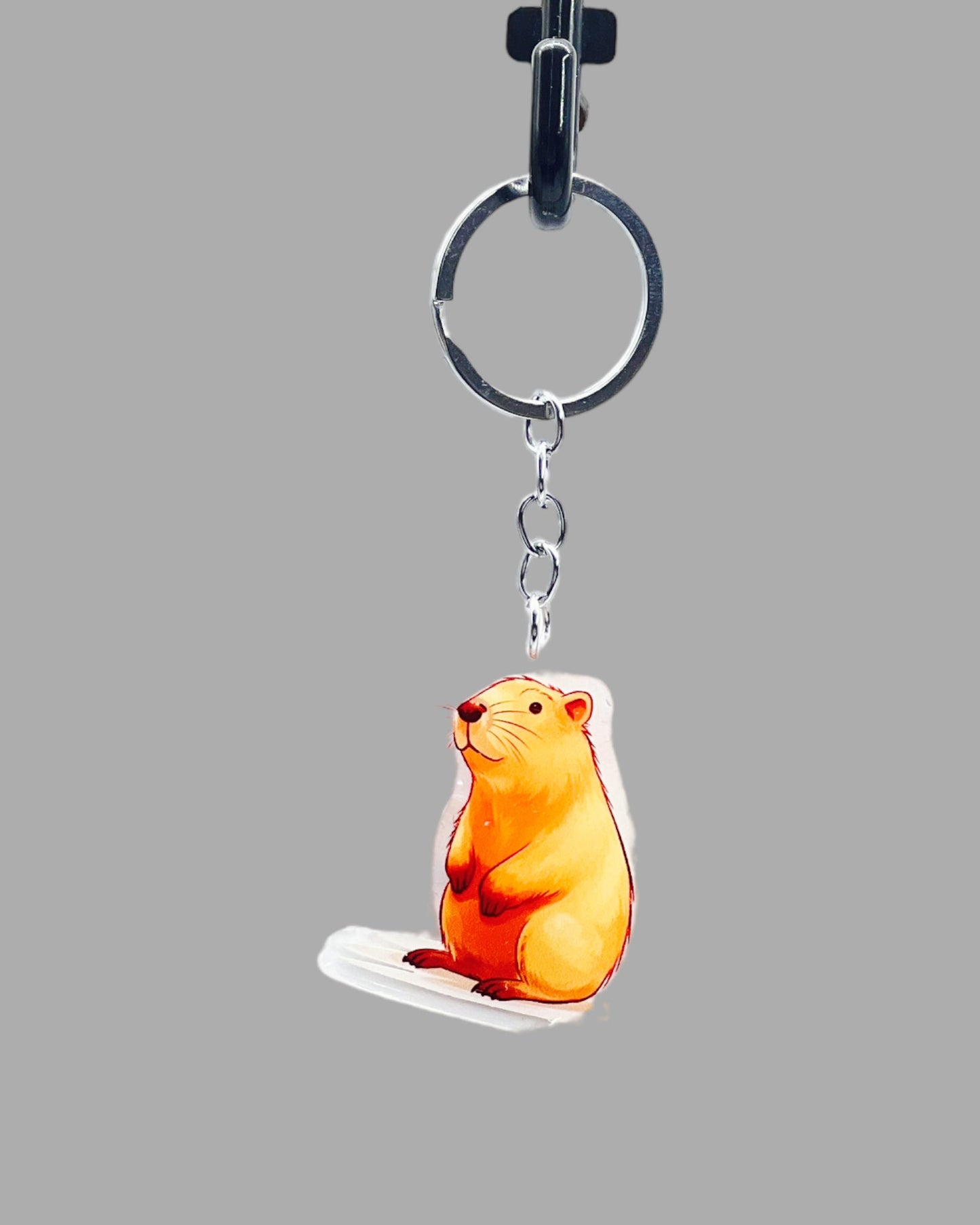 Capybara Acrylic Keychain