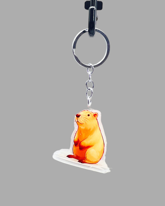 Capybara Acrylic Keychain