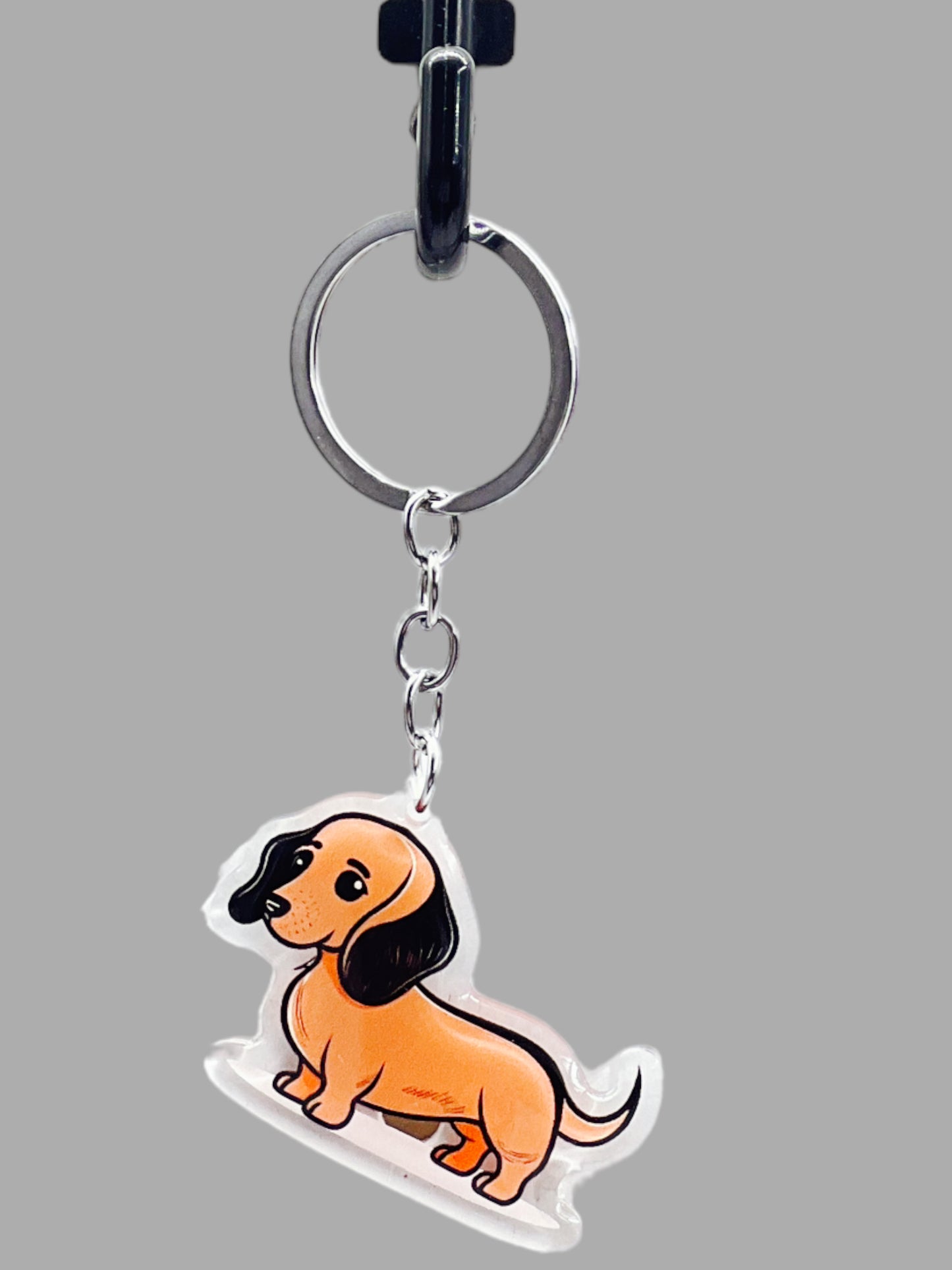 Corgi Dog Acrylic Keychain Cute kawaii memorial ornament, pet portrait charm gift  backpack photo fob, dad car décor, dog mom gift