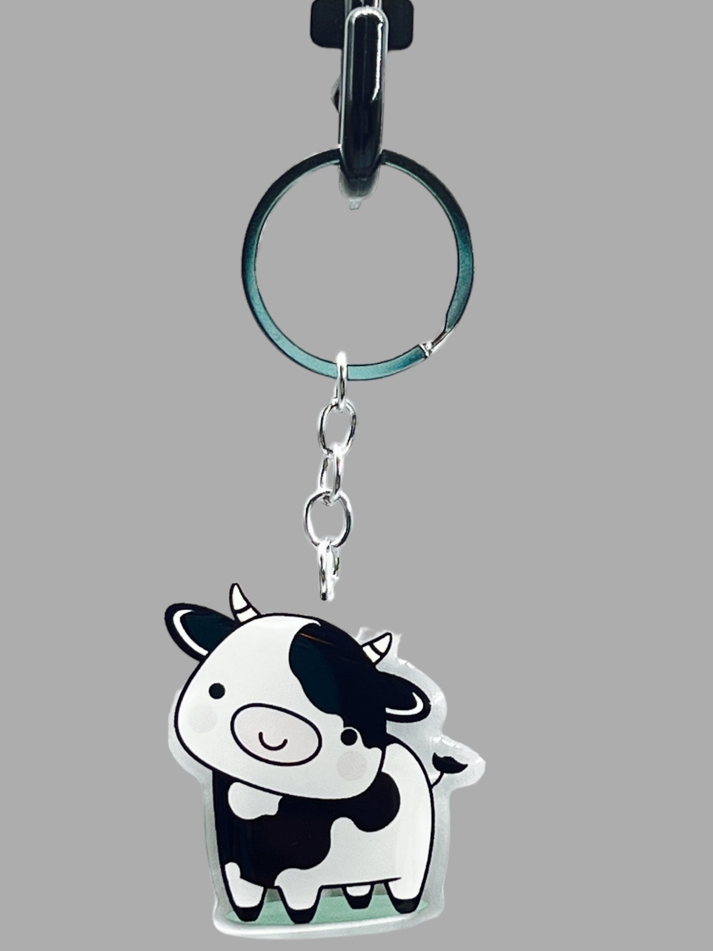 Holstein-Friesian Cow Acrylic Keychain