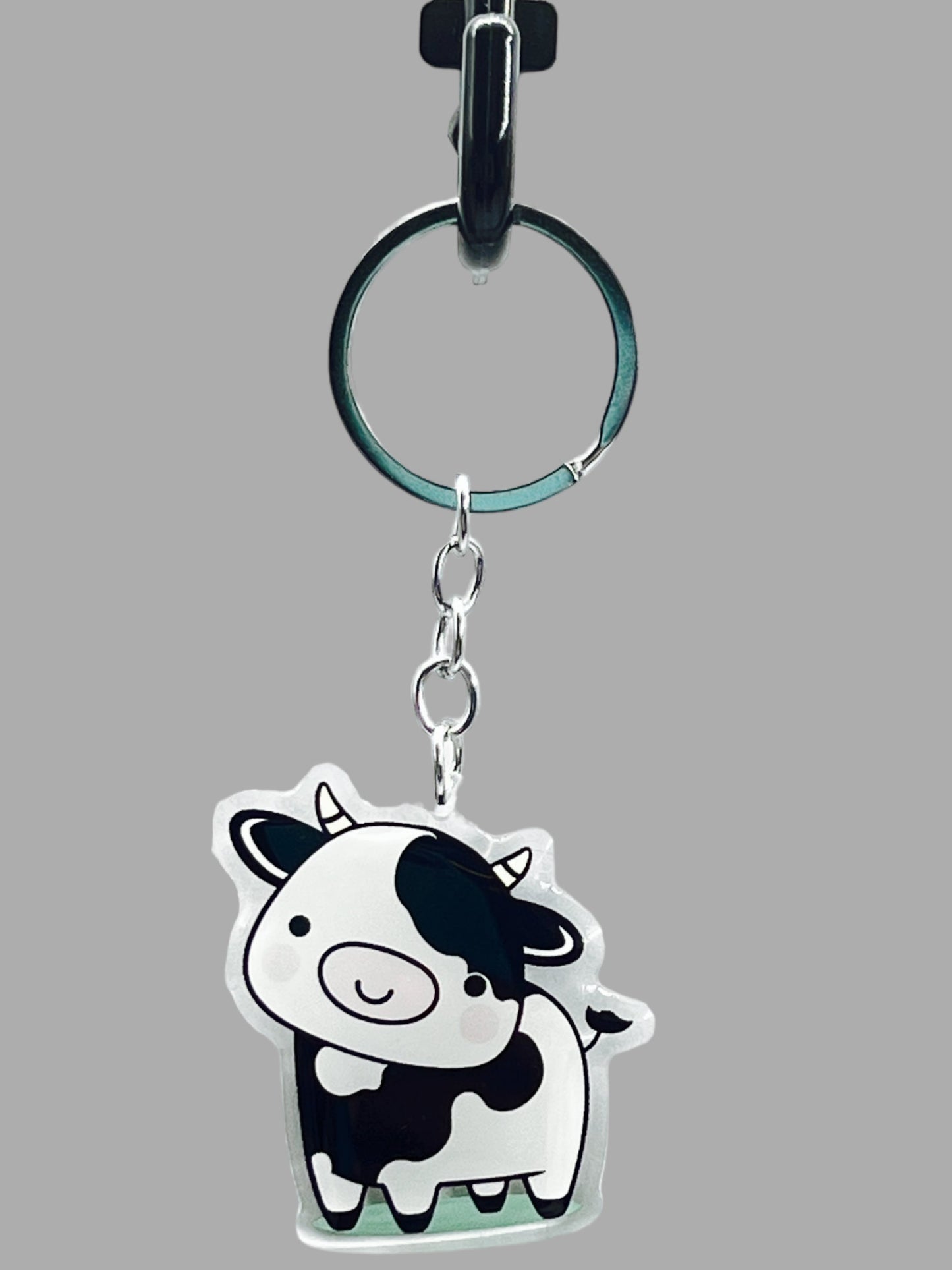 Holstein-Friesian Cow Acrylic Keychain