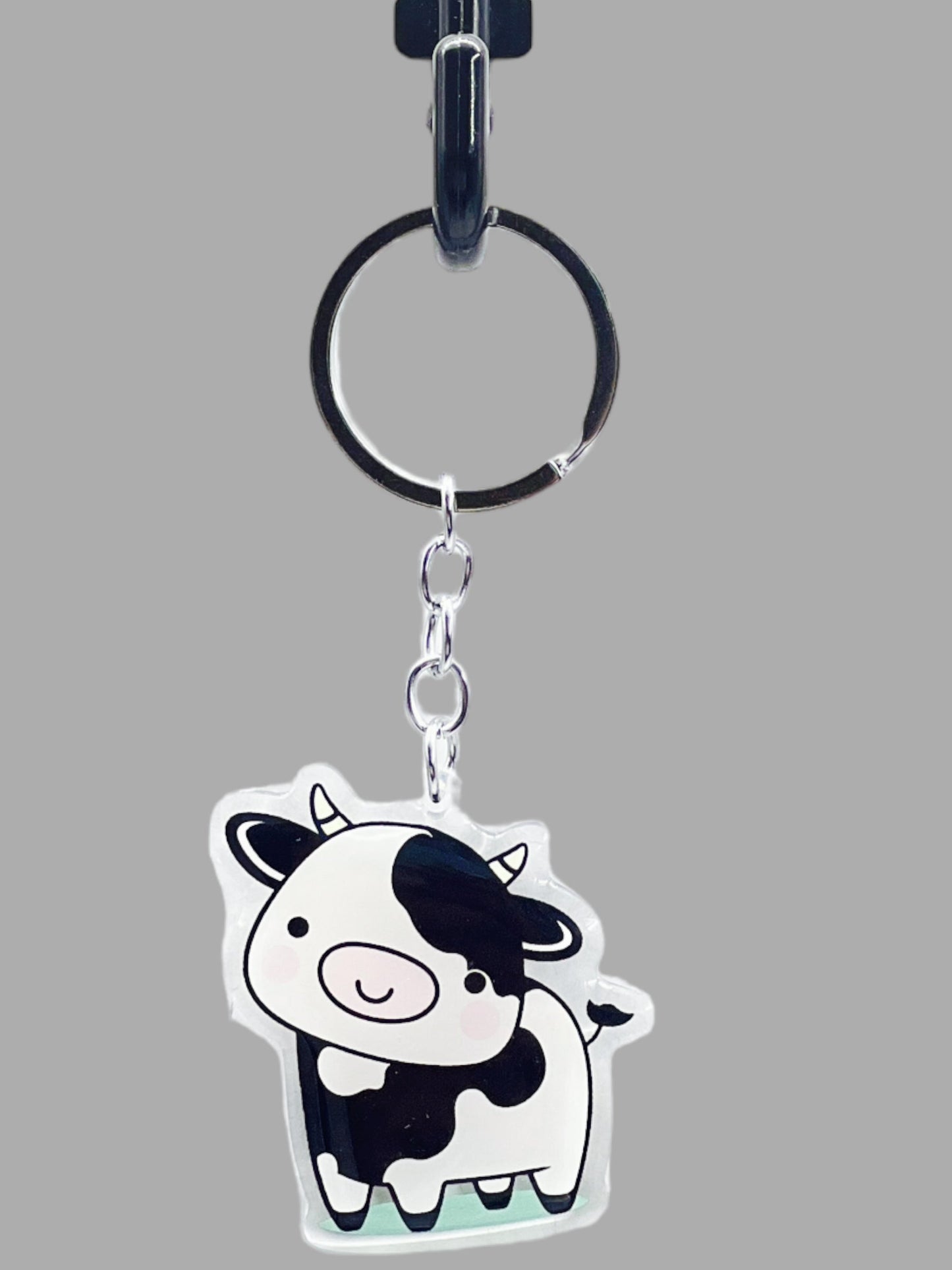 Holstein-Friesian Cow Acrylic Keychain