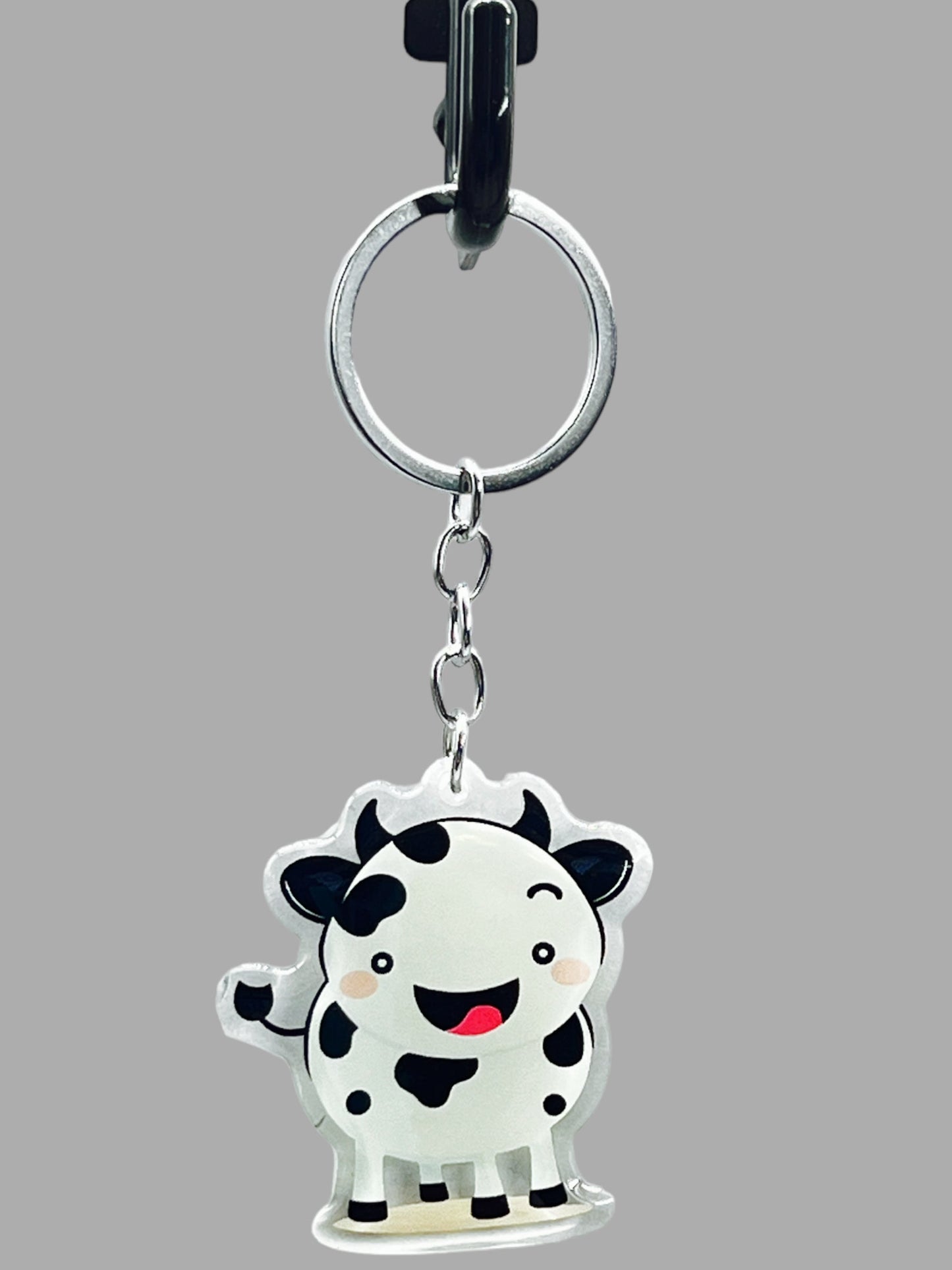 Holstein-Friesian Cow Acrylic Keychain