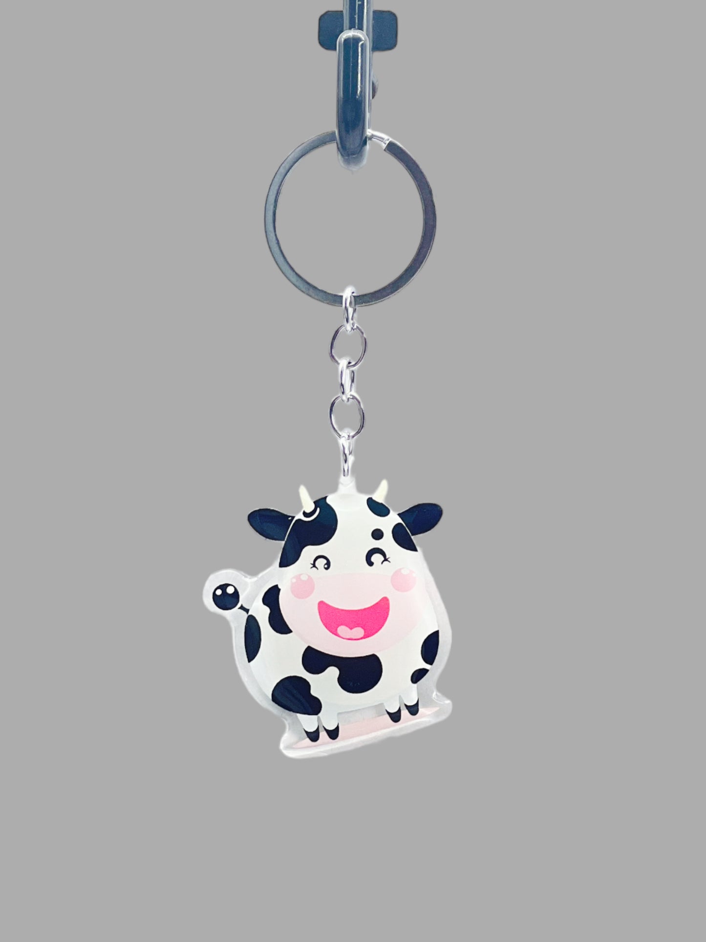 Holstein-Friesian Cow Acrylic keychain