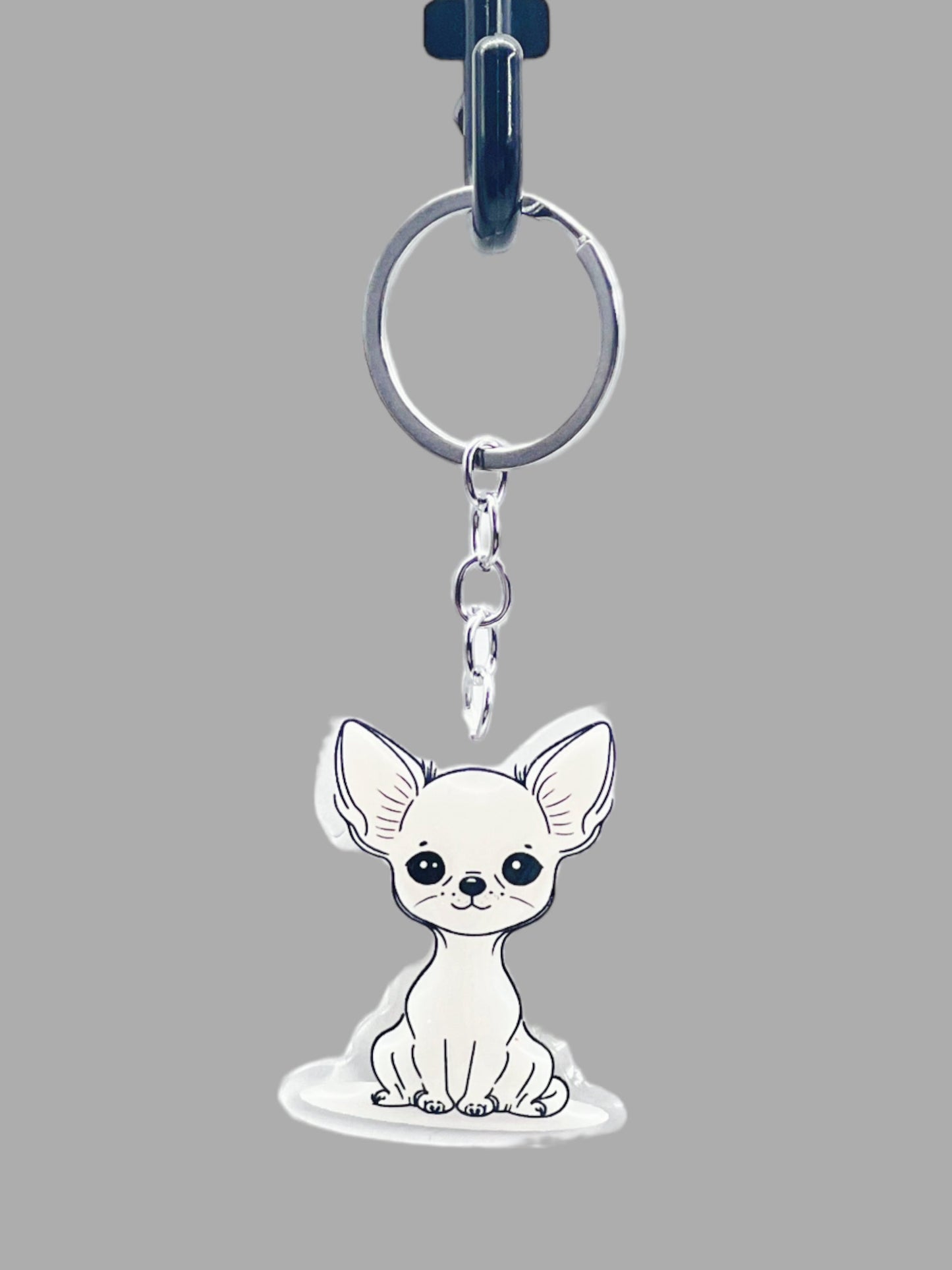 Siamese Cat Acrylic Keychain, Cute kawaii memorial ornament, pet portrait charm, backpack fob, dad car décor, stocking stuffer, birthday gift