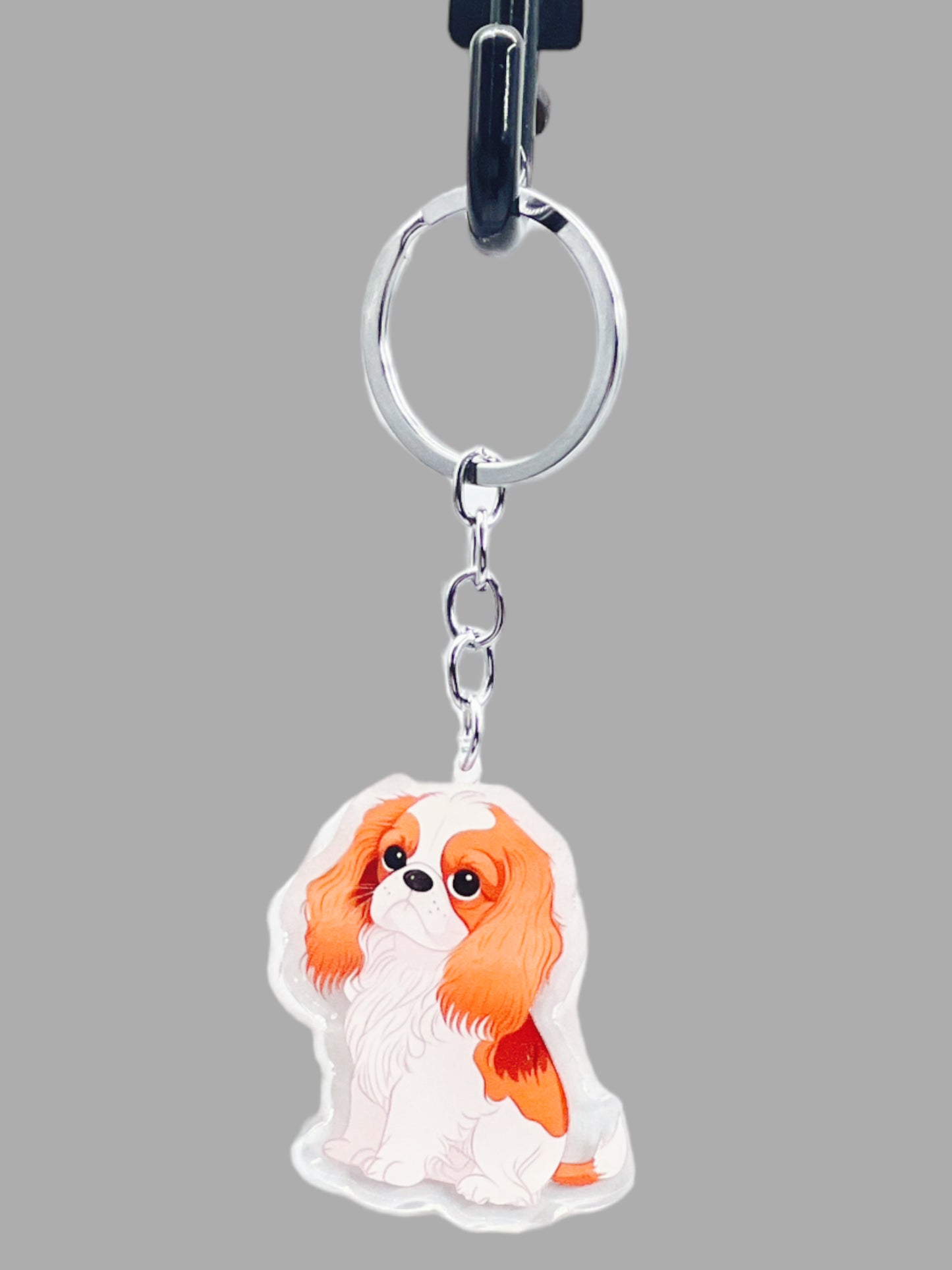 Doberman Pinscher Dog Acrylic Keychain Cute kawaii memorial ornament, pet portrait charm gift  backpack photo fob, dad car décor, dog mom gift