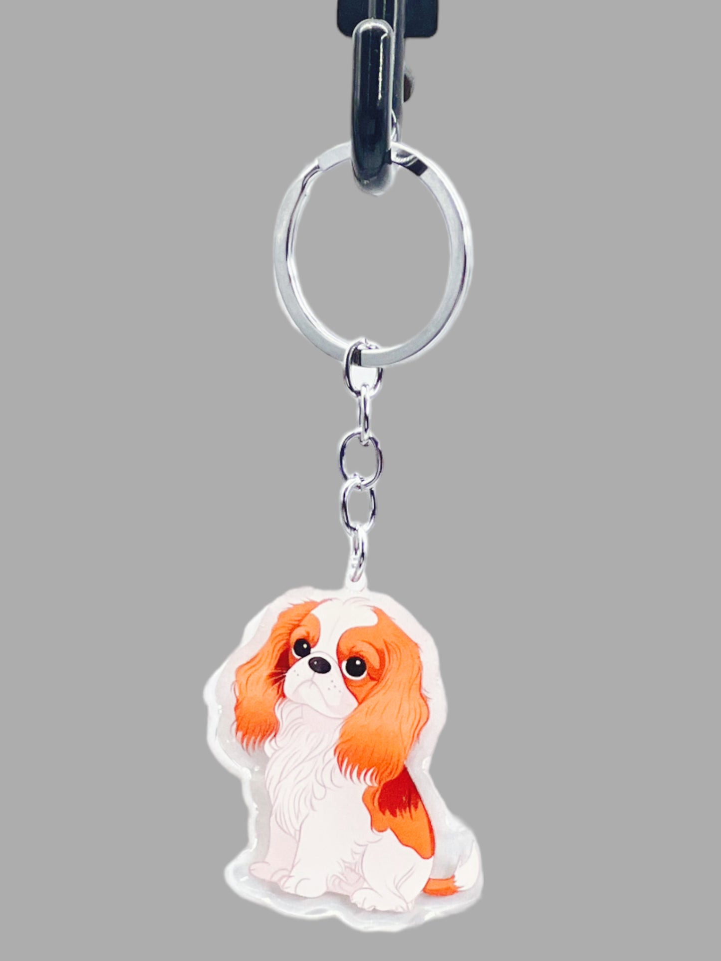 Doberman Pinscher Dog Acrylic Keychain Cute kawaii memorial ornament, pet portrait charm gift  backpack photo fob, dad car décor, dog mom gift