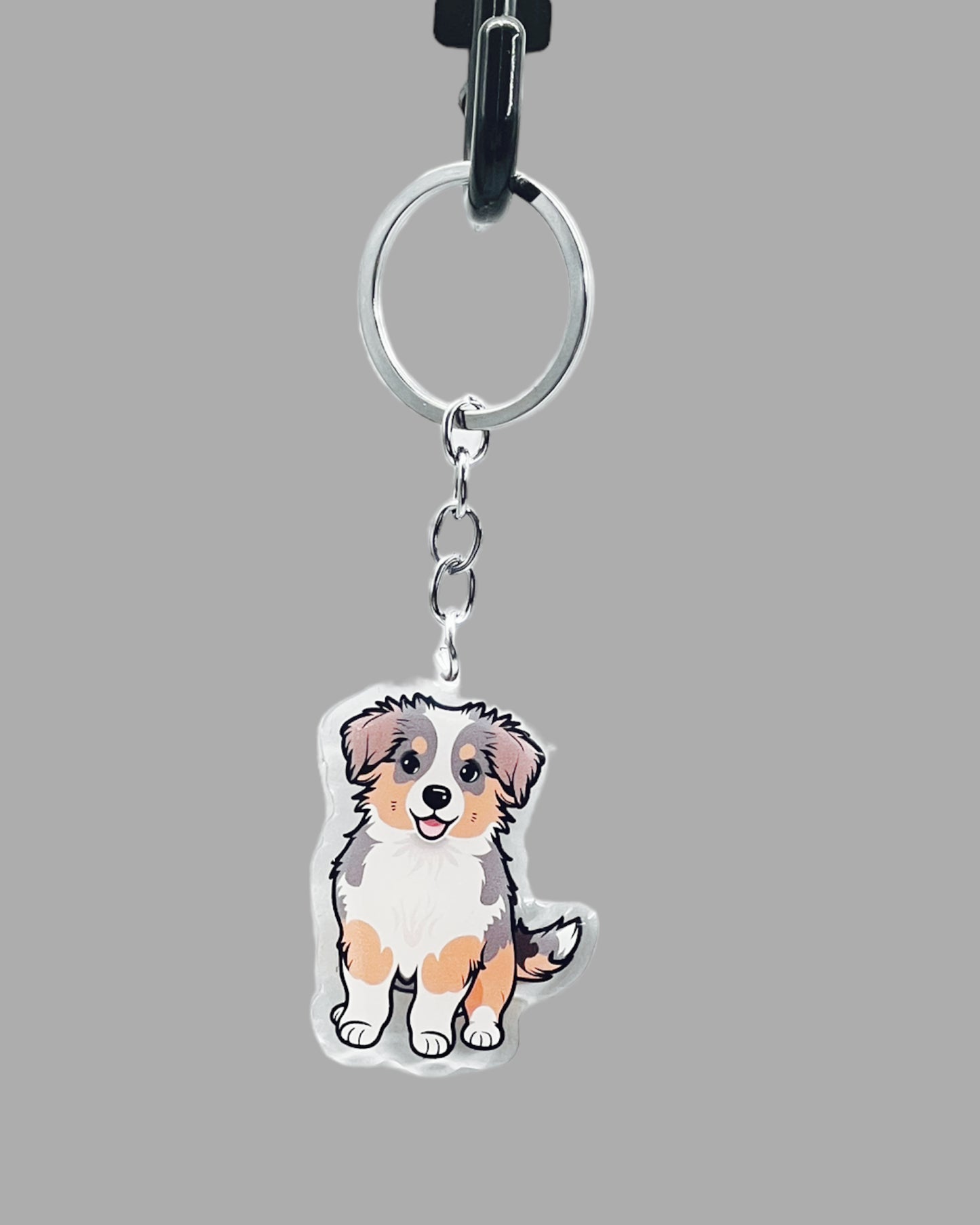 Persian Cat Acrylic Keychain, Cute kawaii memorial ornament, pet portrait charm, backpack fob, dad car décor, stocking stuffer, birthday gift