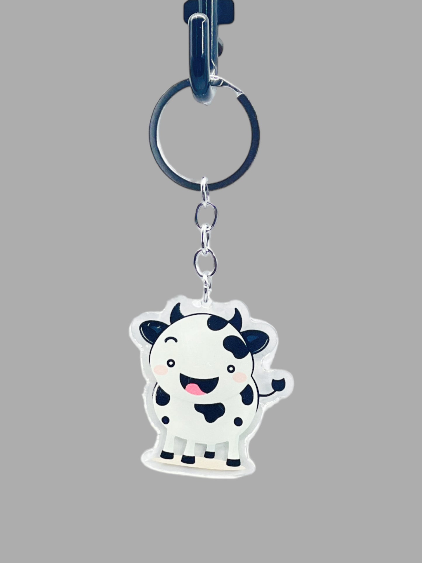 Holstien Cow Acrylic Keychain