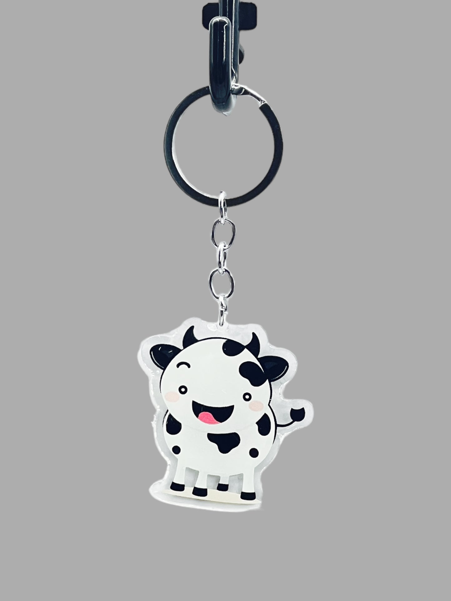 Holstien Cow Acrylic Keychain