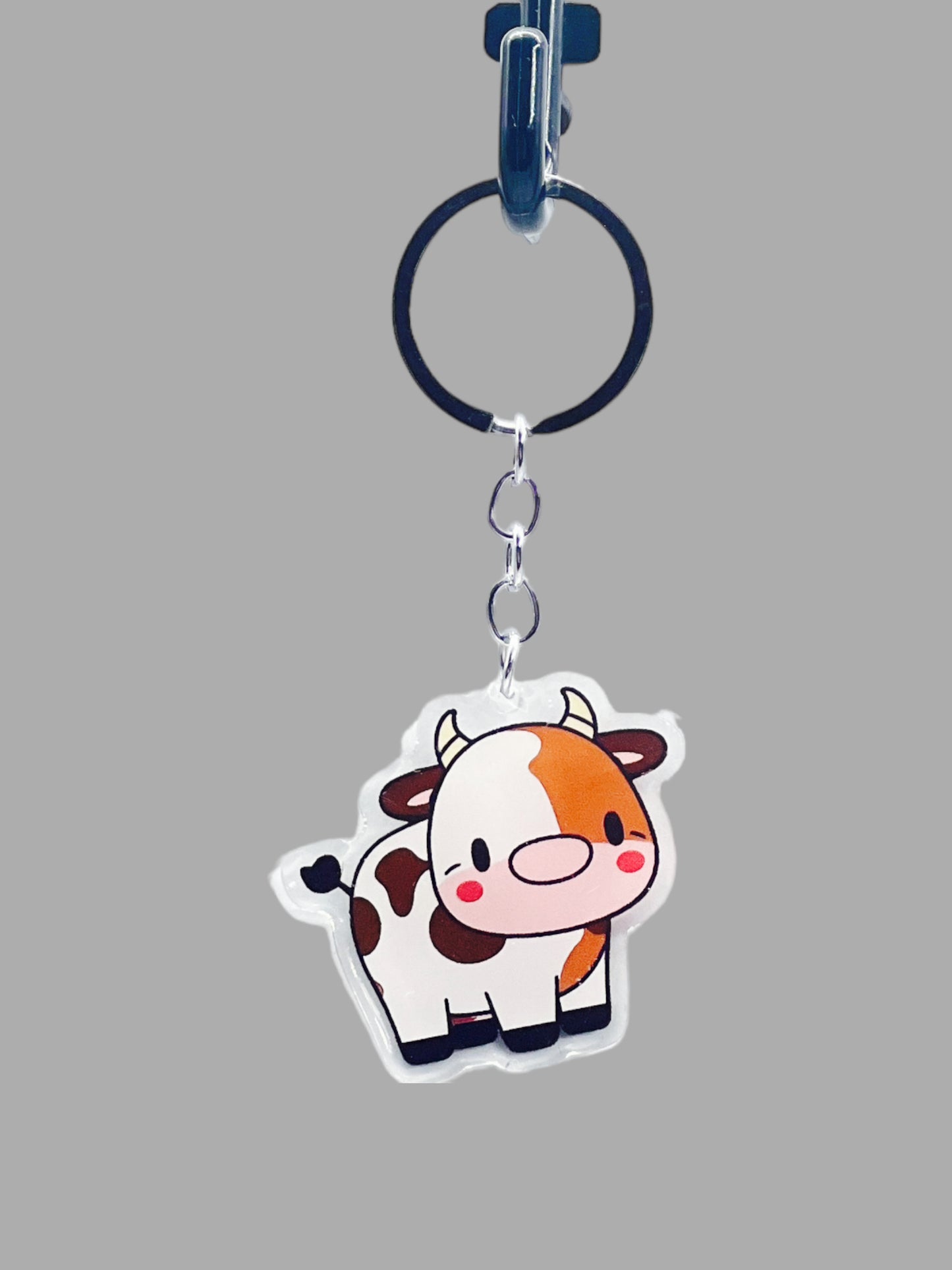 Holstien Cow Acrylic Keychain