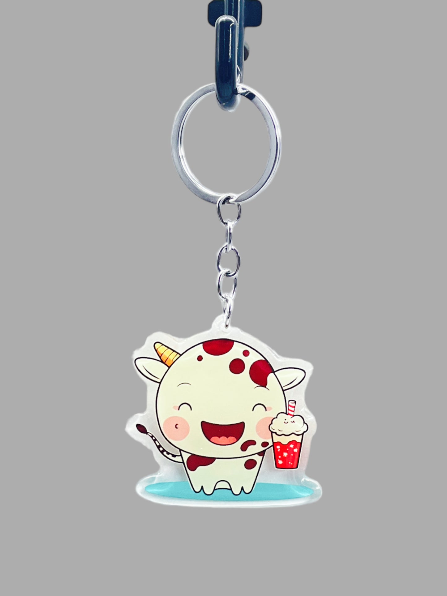 Holstien Cow Acrylic Keychain