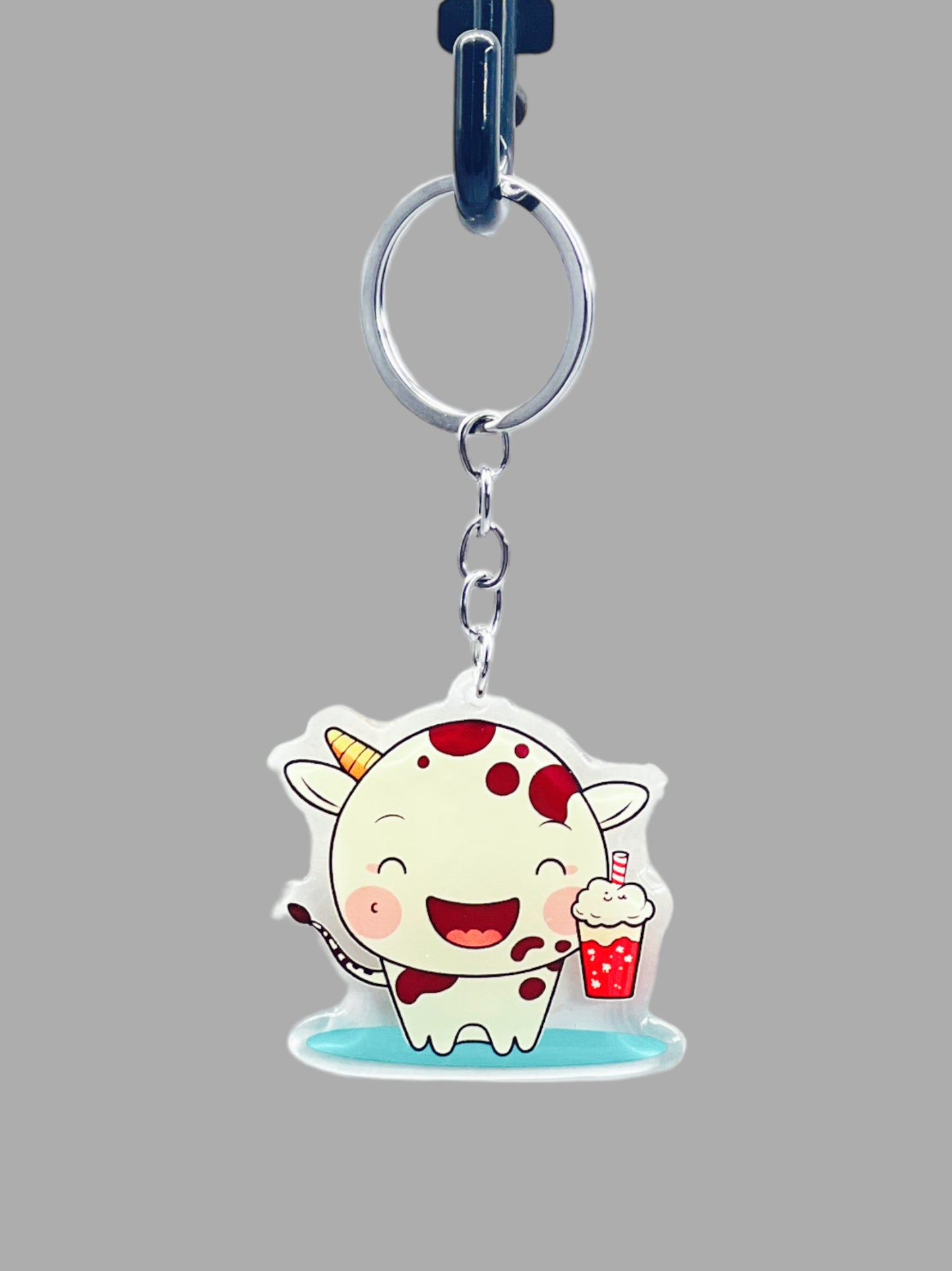 Holstien Cow Acrylic Keychain