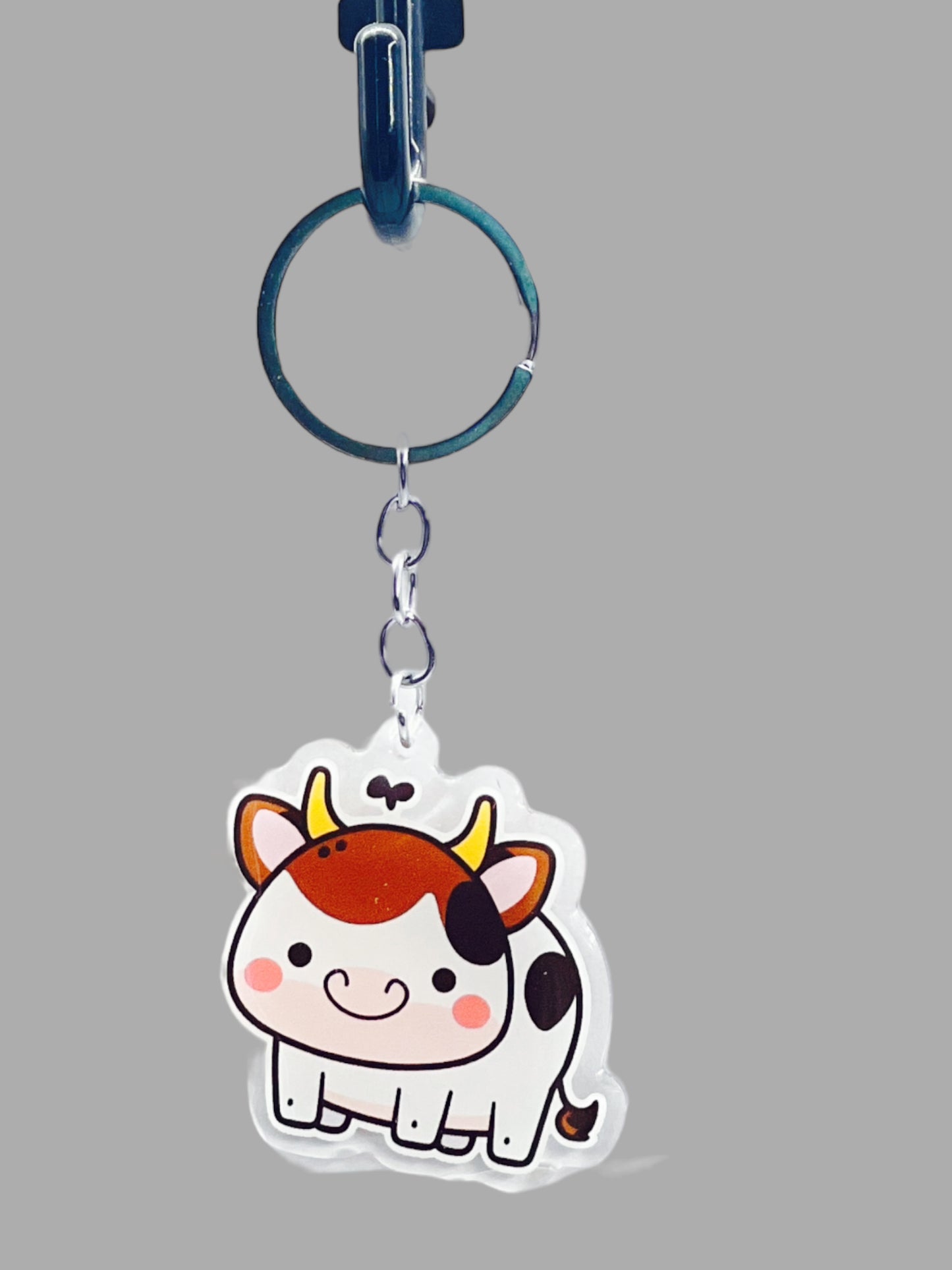 Holstien Cow Acrylic Keychain