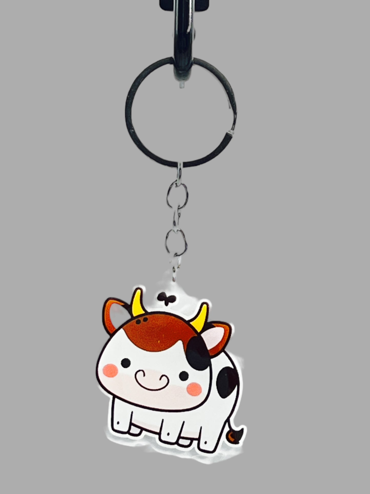 Holstien Cow Acrylic Keychain