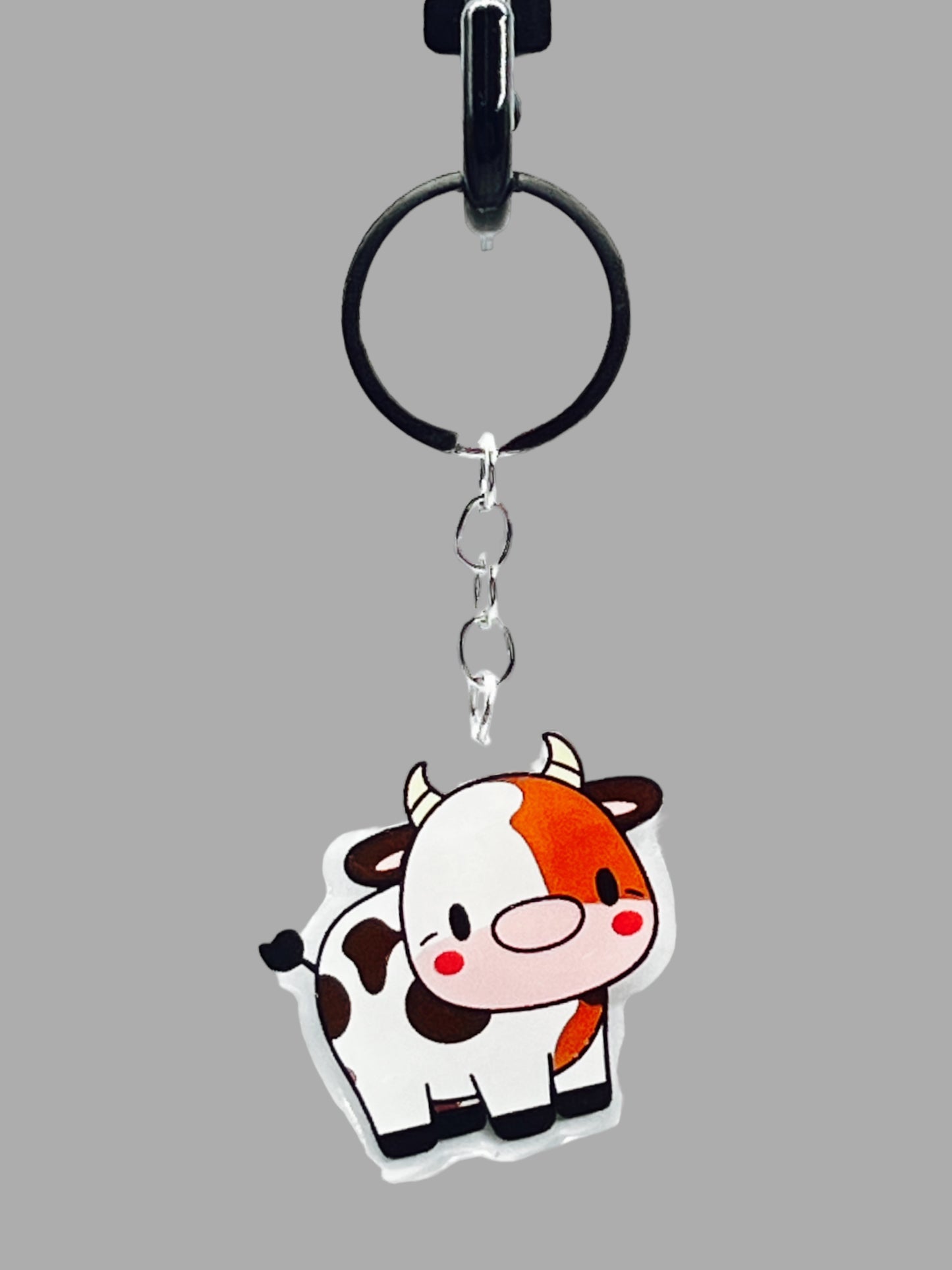 Holstien Cow Acrylic Keychain