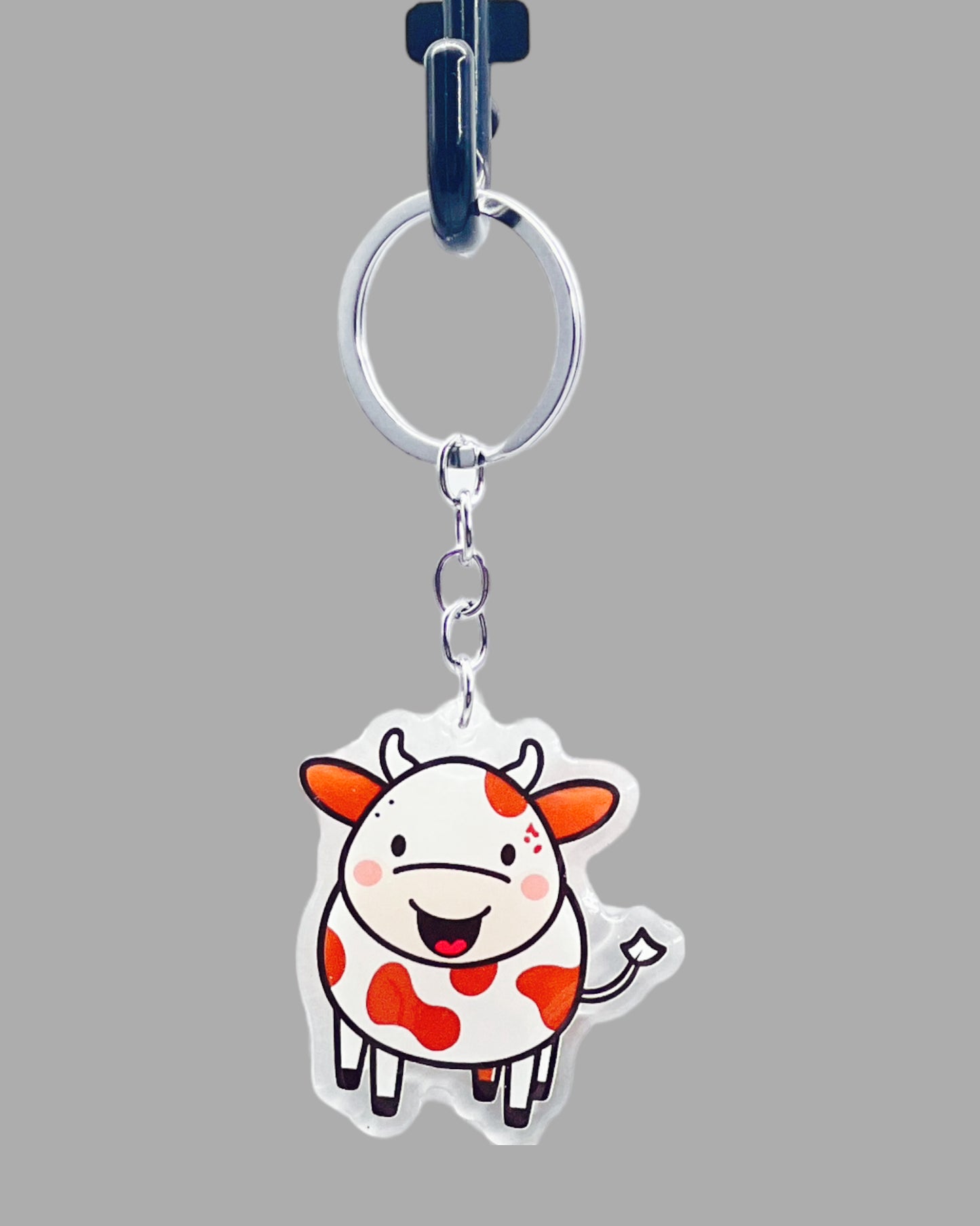 Cow Acrylic keychain farm animals