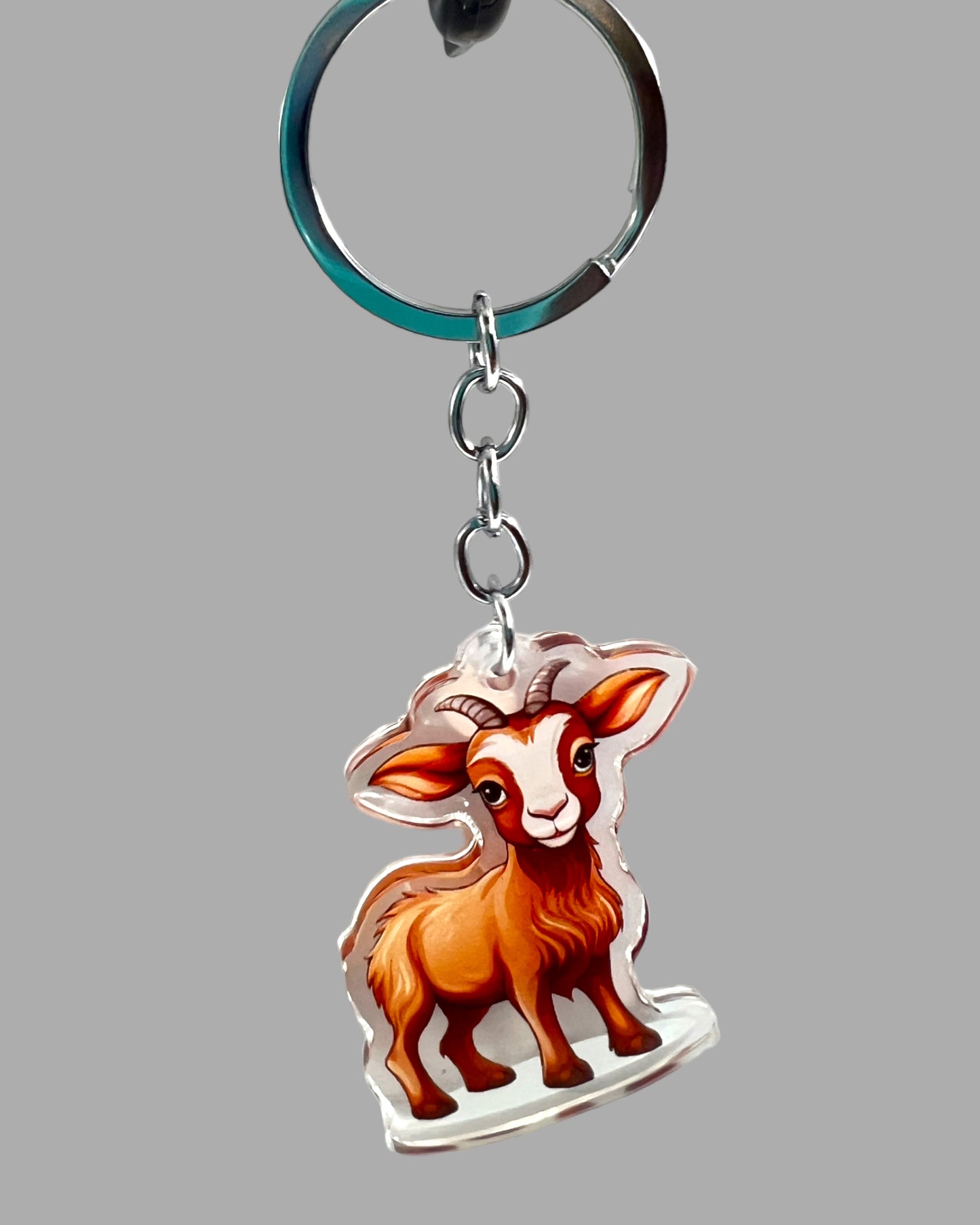 Goat Acrylic Keychain