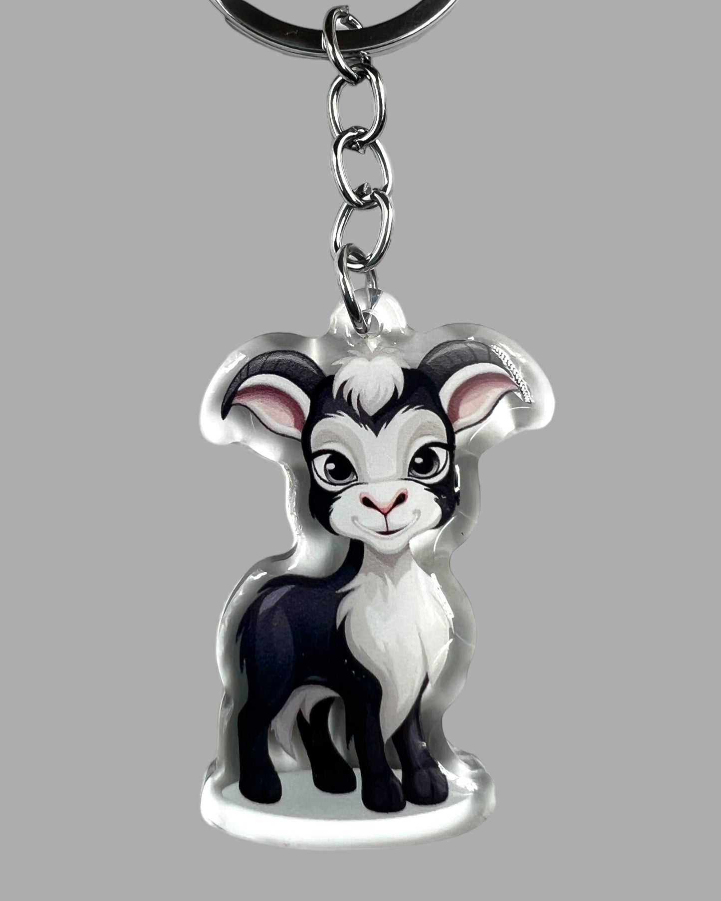 Goat Acrylic Keychain