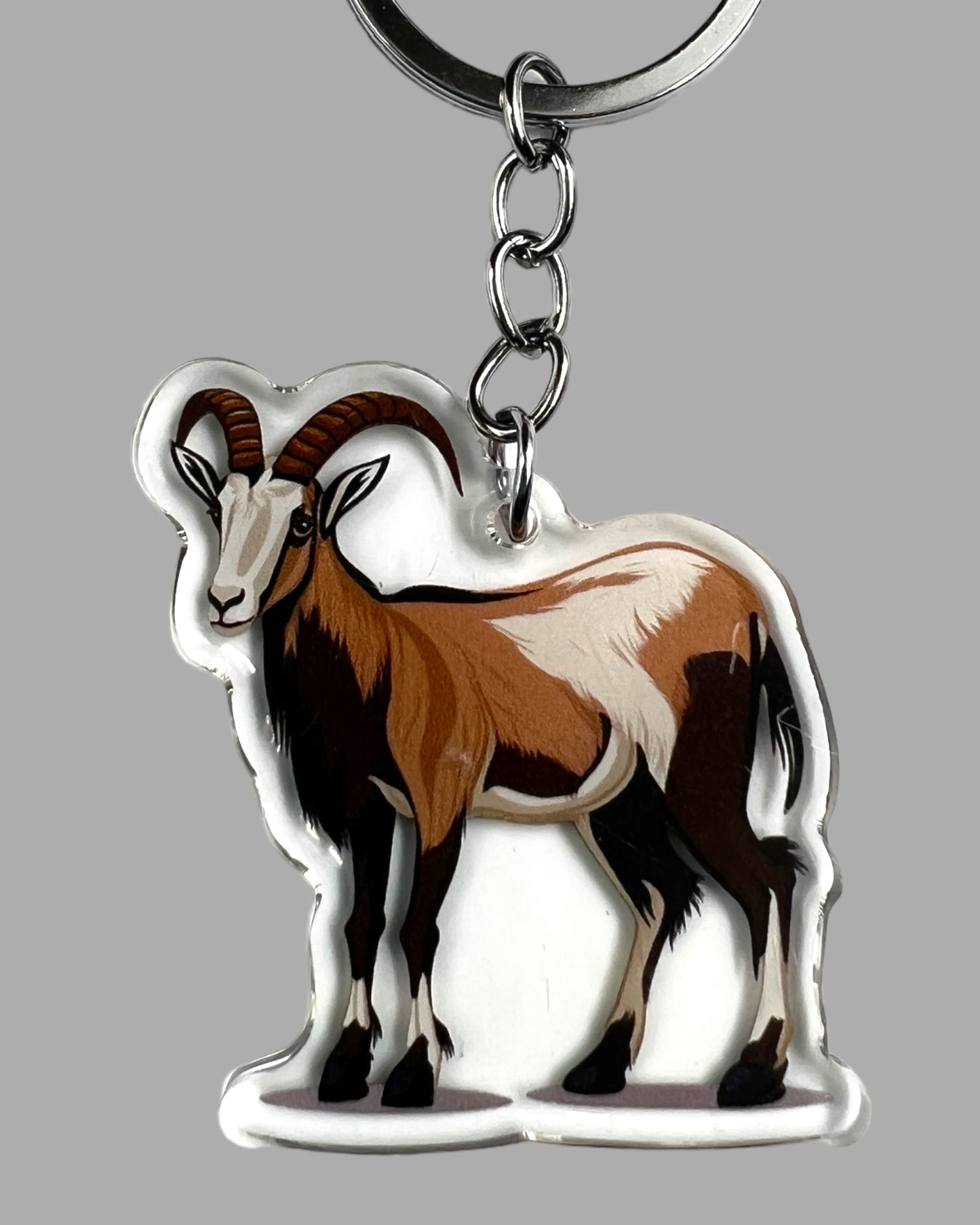 Goat Acrylic Keychain