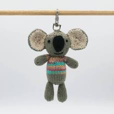 Koala  Keychain crochet knit, Handmade stuffed Doll for Montessori Play, Nursery Decor, Baby Shower Gifts . Granddaughter, niece, nephew & grandson (Copy)