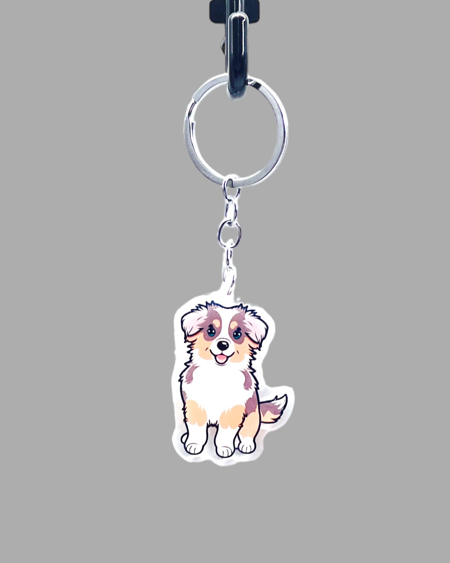 German Shorthaired Pointer Dog Acrylic Keychain, Cute kawaii memorial ornament, pet portrait charm gift backpack fob, dad car décor, dog mom gift