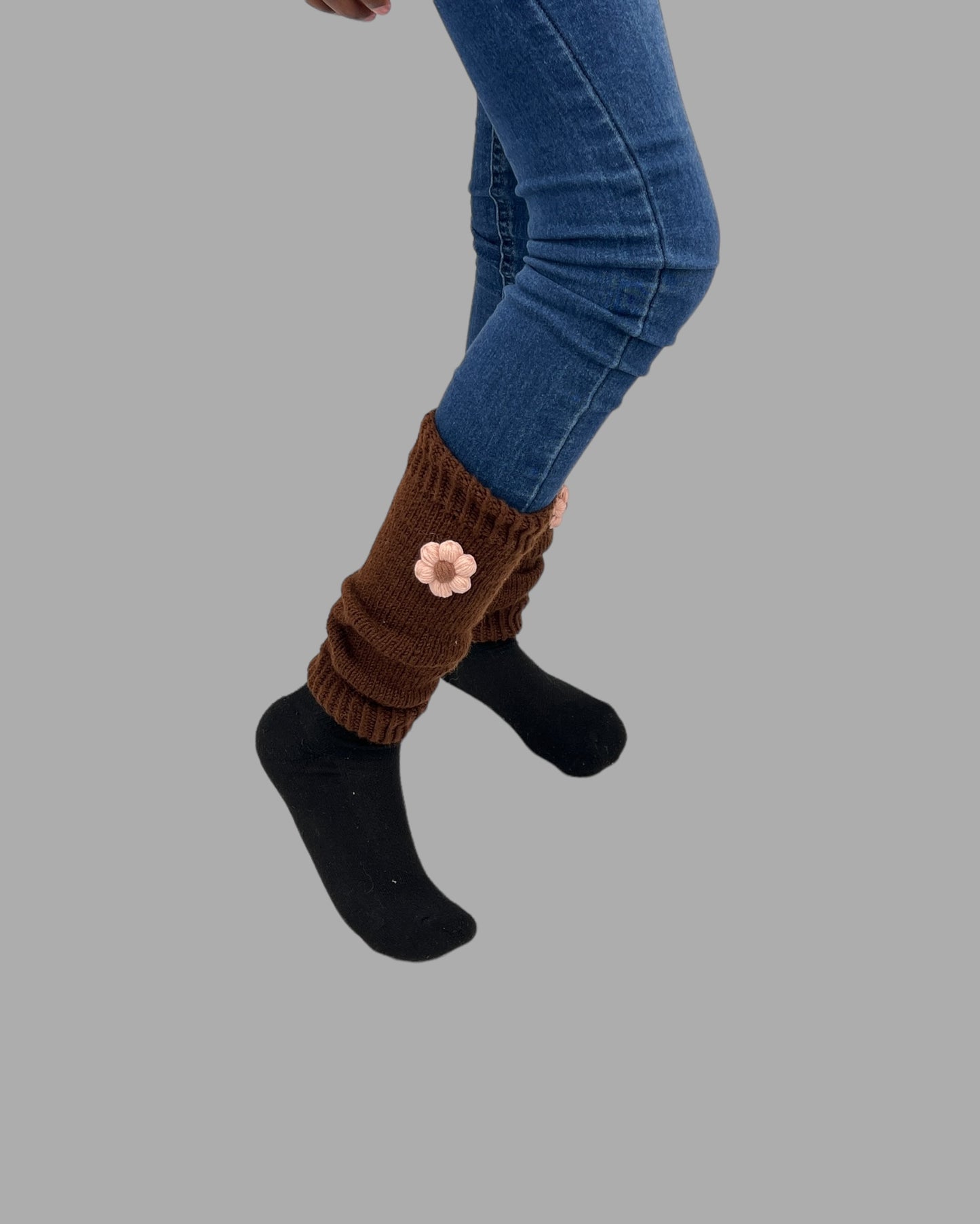 Cute Crochet Daisy Flower Leg Warmers - Birthday Gift for Girls: Granddaughter, Daughter, Niece. Perfect for Stocking Stuffers, Baby Showers