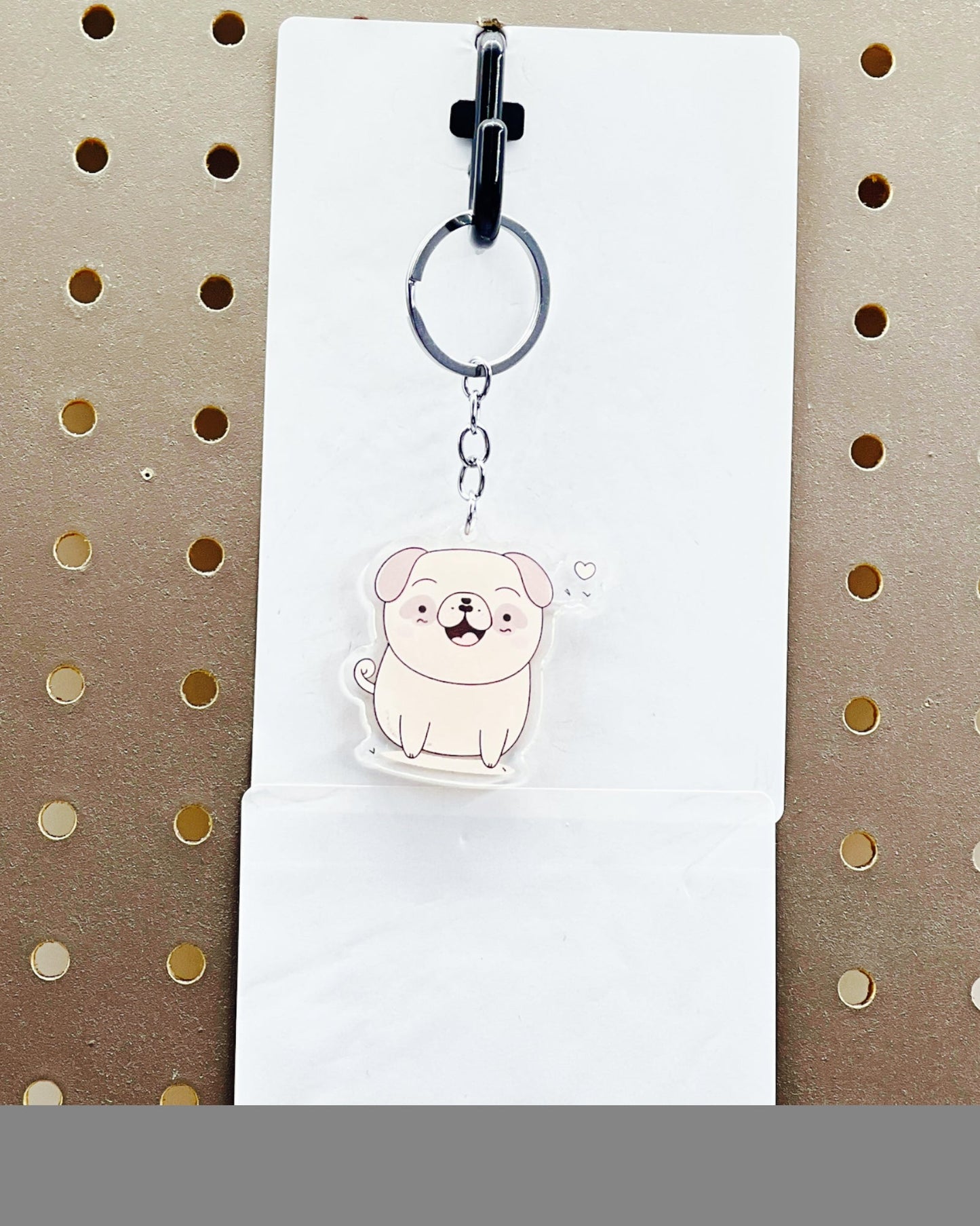 Chihuahua Acrylic Keychain Cute kawaii memorial ornament, pet portrait charm gift  backpack fob, dad car décor, dog mom