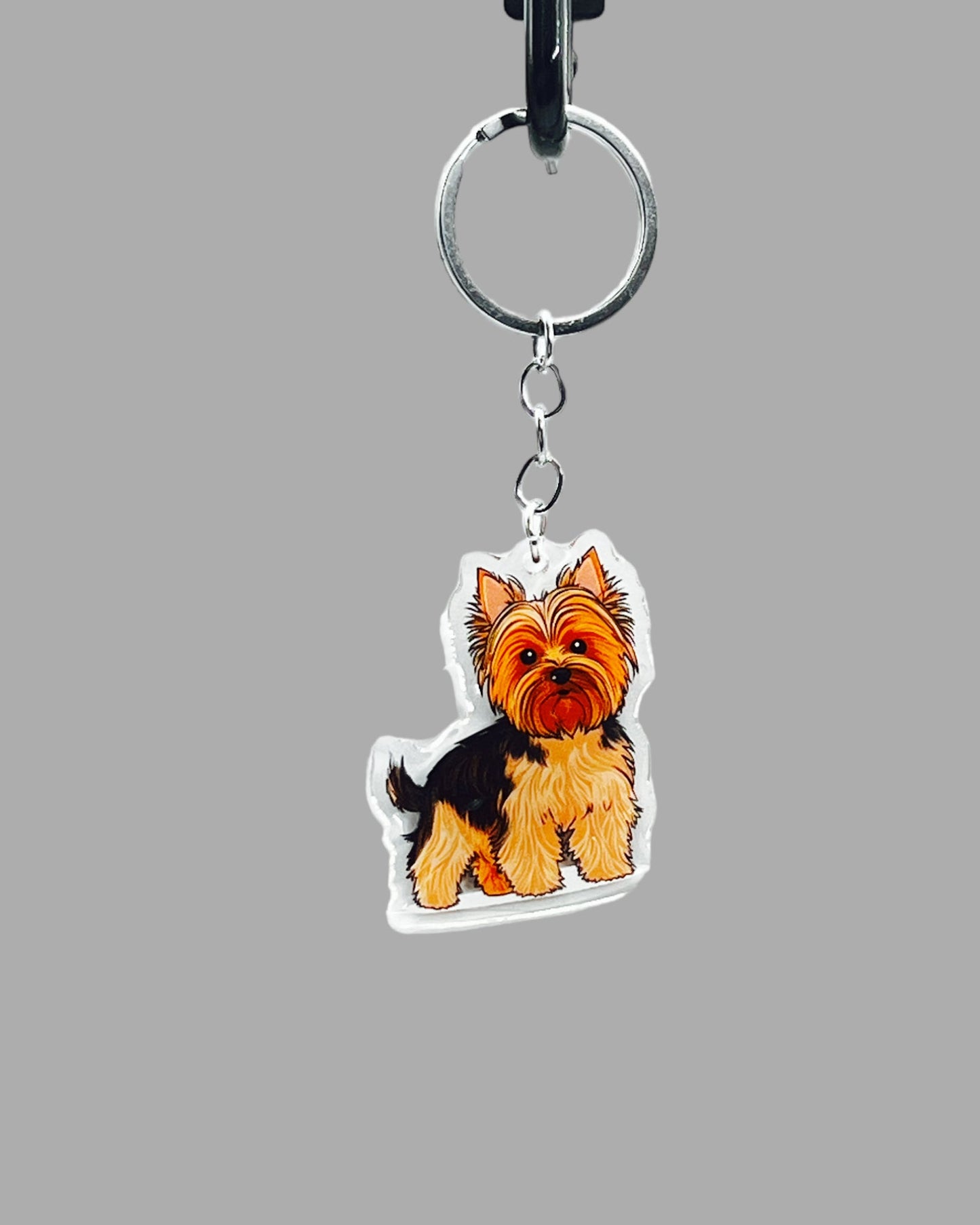 Koala Bear Acrylic Keychain, Wildlife Cute kawaii memorial ornament, pet portrait charm gift  backpack fob, dad car décor, first day of school gift