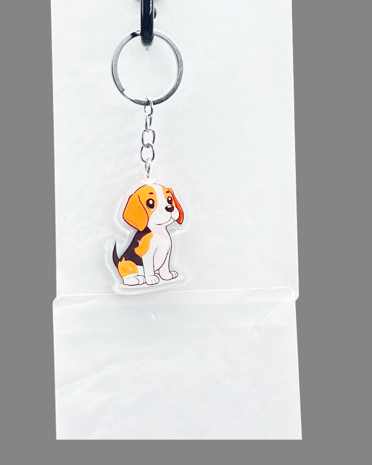 French Bulldog Dog Acrylic Keychain Cute kawaii memorial ornament, pet portrait charm gift  backpack photo fob, dad car décor, dog mom gift