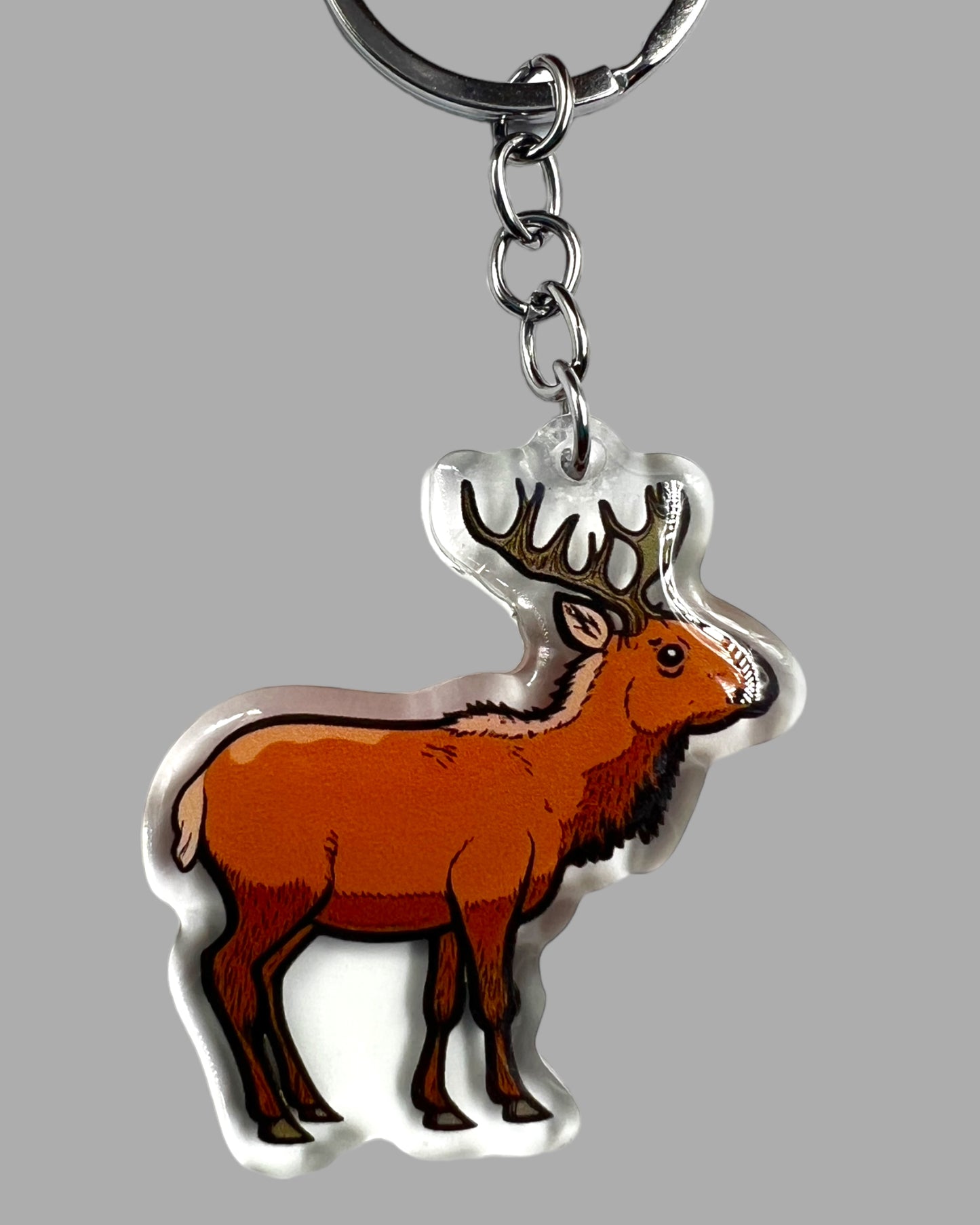 Elk Acrylic Keychain