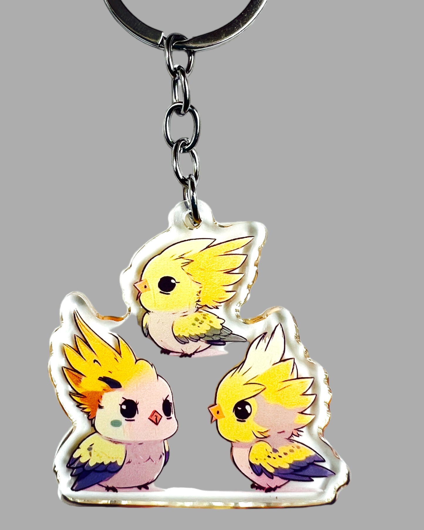 Cockatiel bird wildlife Acrylic Keychain