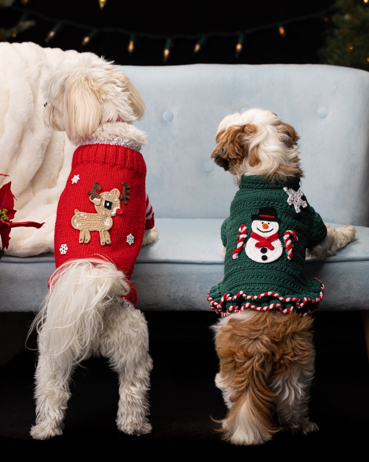 Christmas Dog snowman Sweater