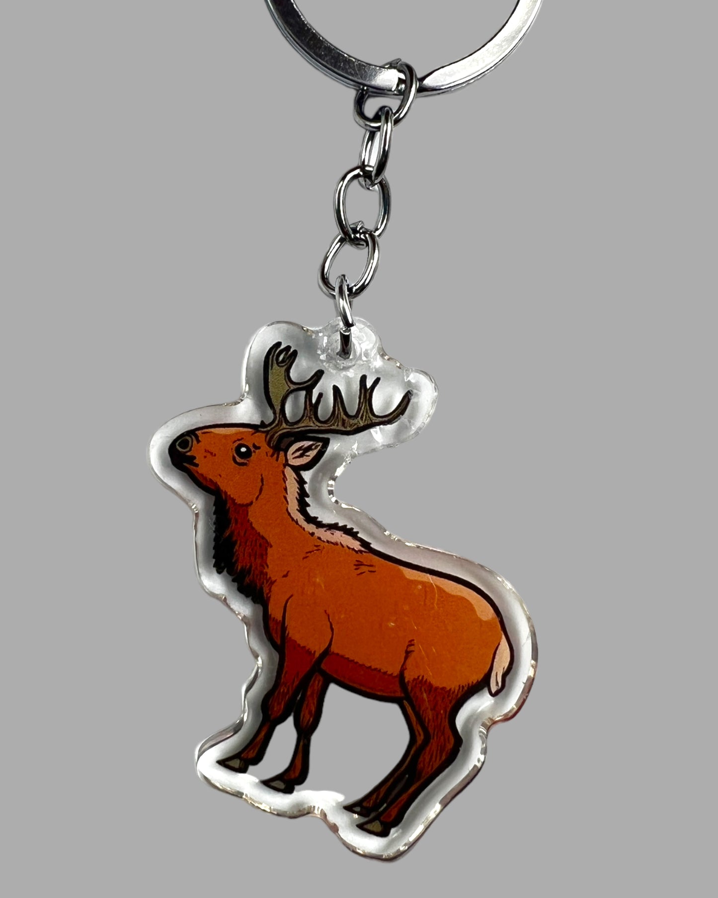 Elk Acrylic Keychain