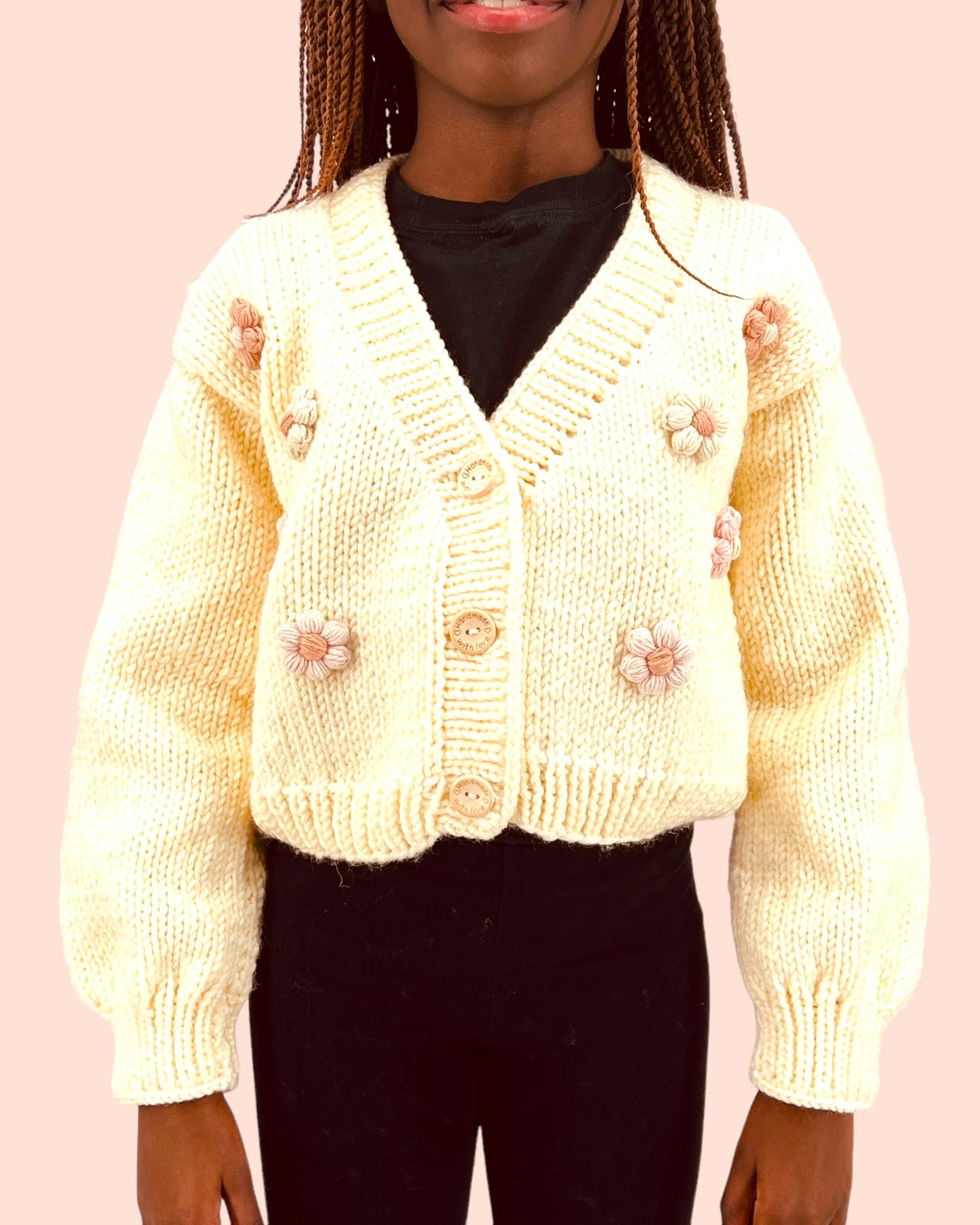 Kids Sweater Cardigan Daisy