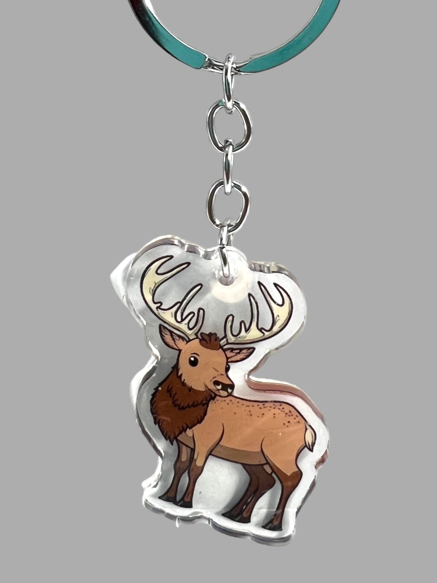 Elk Acrylic Keychain