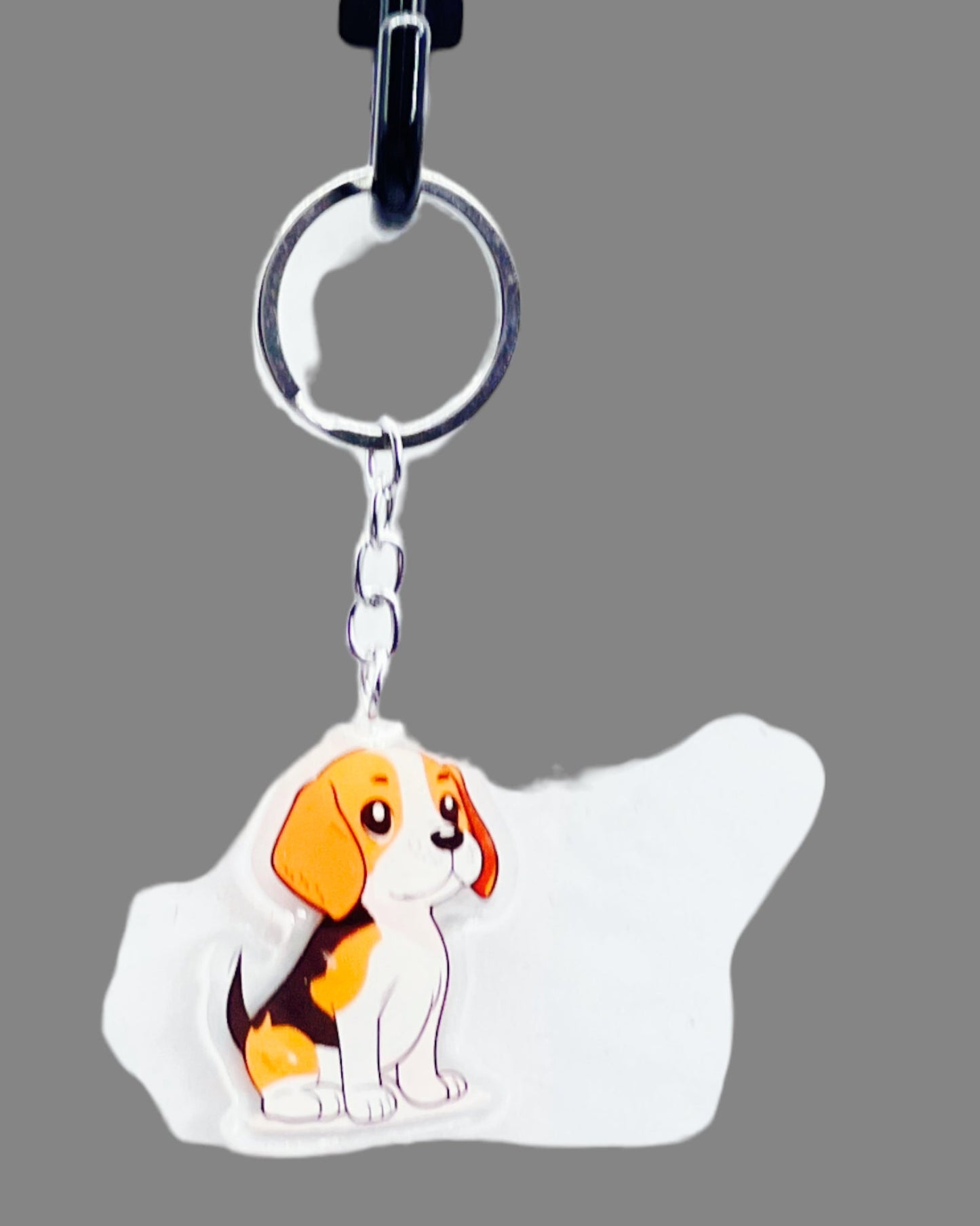 Chihuahua Acrylic Keychain Cute kawaii memorial ornament, pet portrait charm gift  backpack fob, dad car décor, dog mom