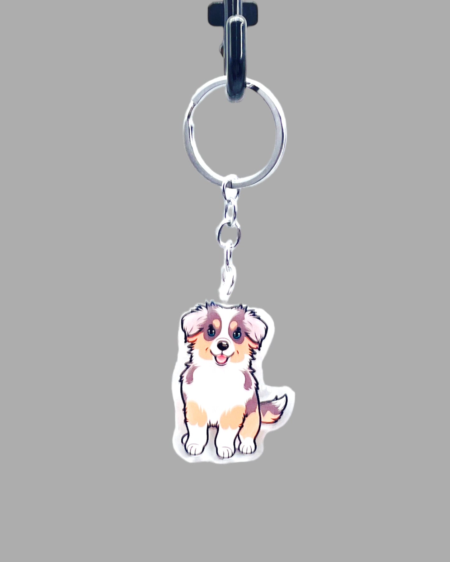 German Shorthaired Pointer Dog Acrylic Keychain, Cute kawaii memorial ornament, pet portrait charm gift backpack fob, dad car décor, dog mom gift