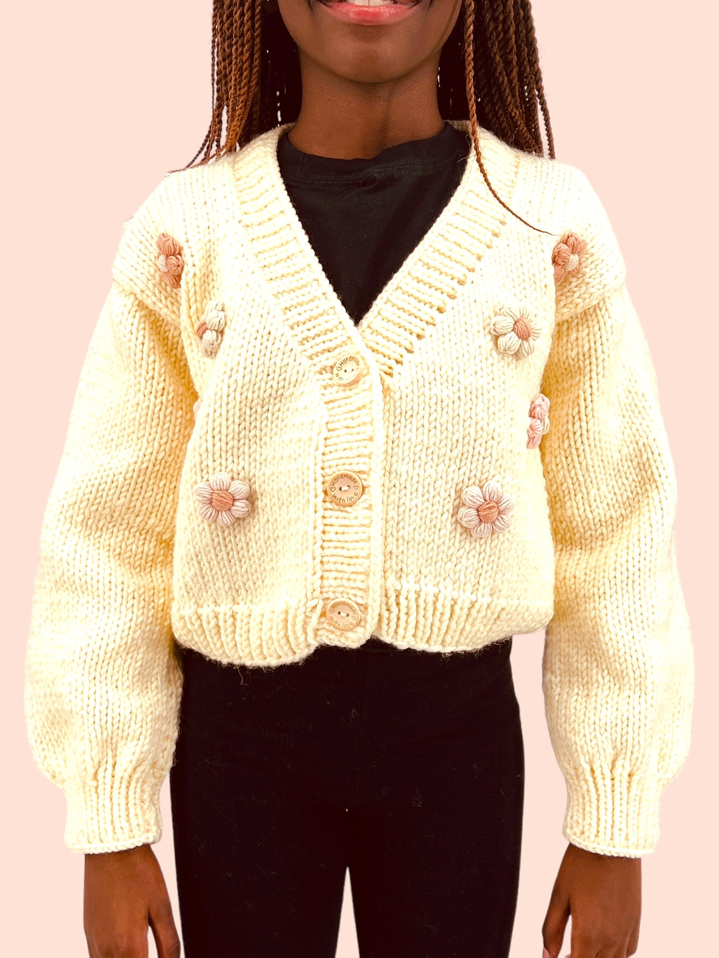 Kids Sweater Cardigan Daisy