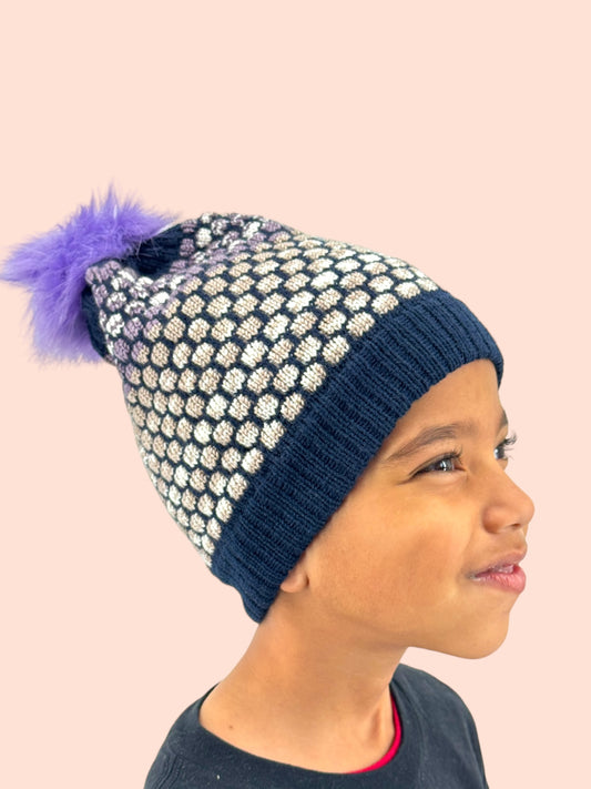 Kids knit hat