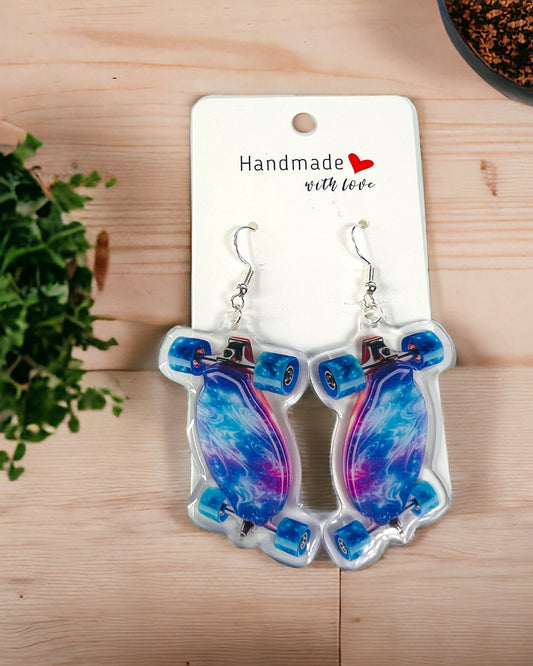 Scoreboard Acrylic earrings, funky weird earrings, quirky earrings, cool funny earrings, gift for her, birthday gift,  Christmas stocking stuffer