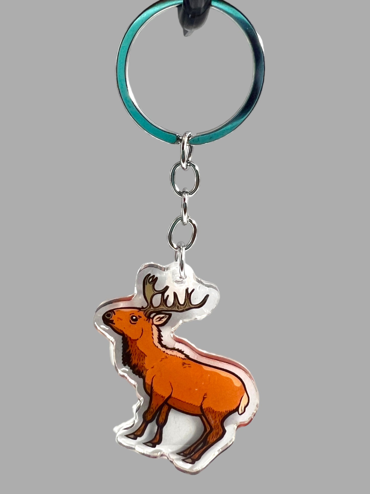 Elk Acrylic Keychain