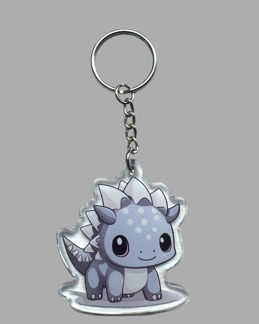 Dinosaur wildlife acrylic keychain