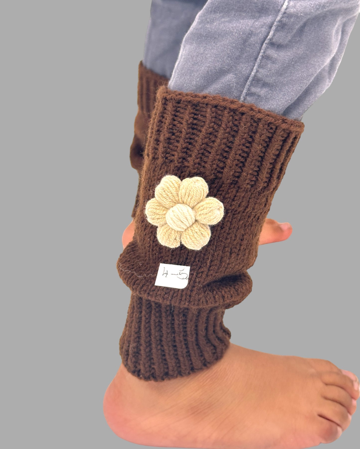 Cute Crochet Daisy Flower Leg Warmers - Birthday Gift for Girls: Granddaughter, Daughter, Niece. Perfect for Stocking Stuffers, Baby Showers