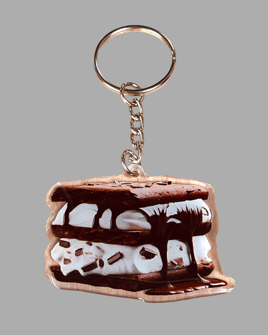 Chocolate Ice cream Food Lovers Other Acrylic keychain