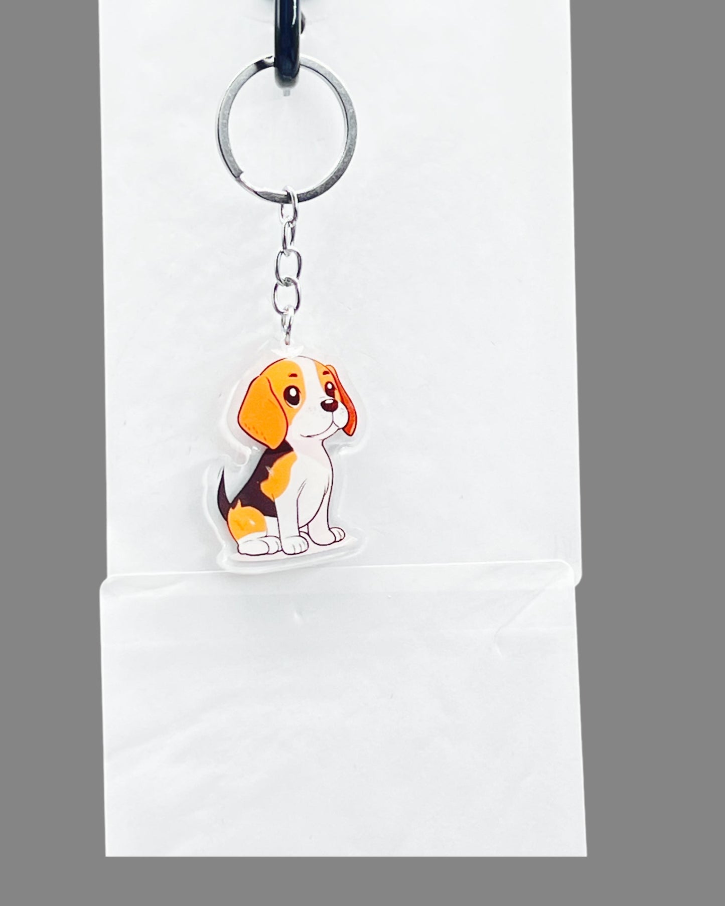 French Bulldog Dog Acrylic Keychain Cute kawaii memorial ornament, pet portrait charm gift  backpack photo fob, dad car décor, dog mom gift