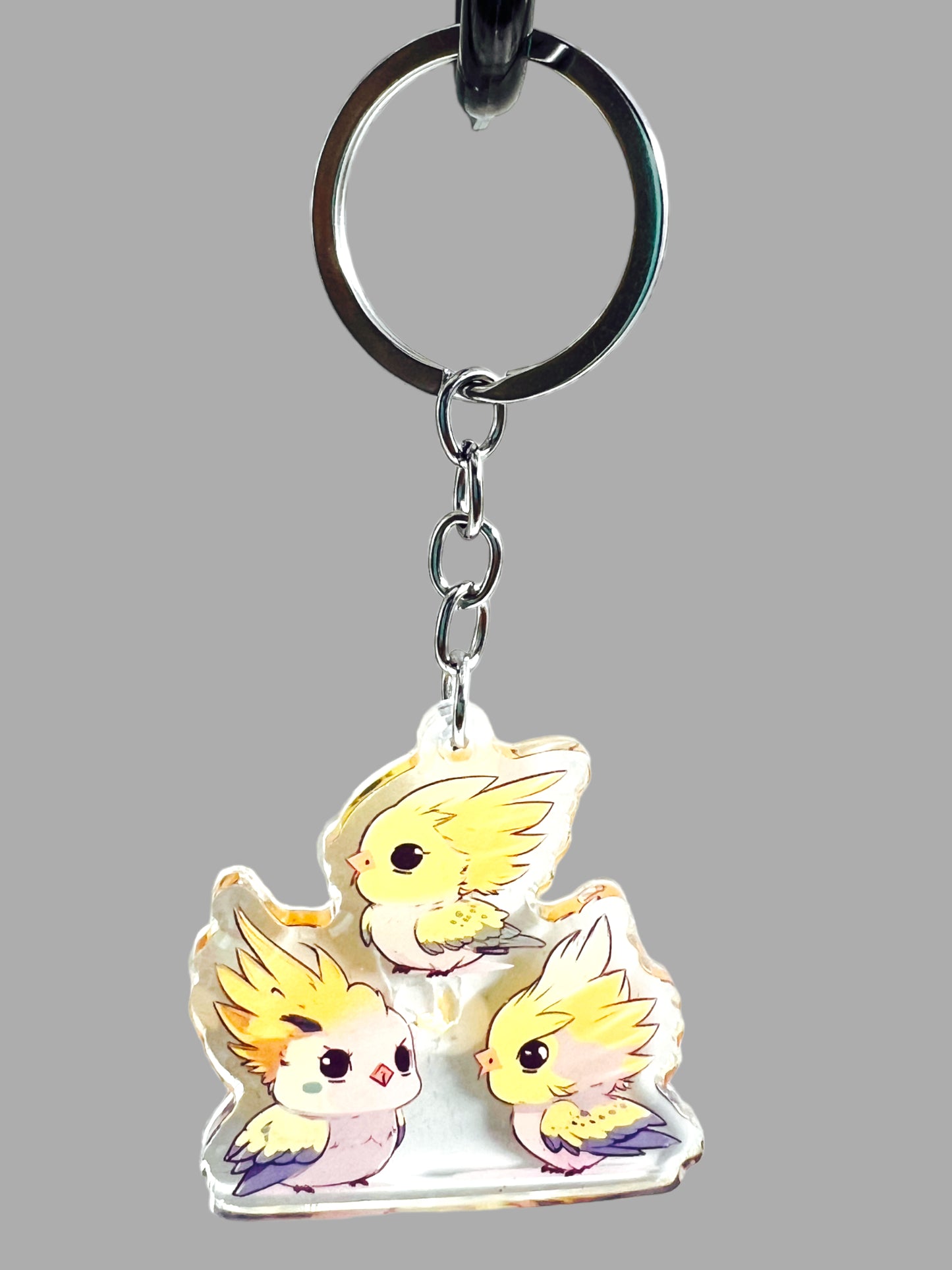 Cockatiel bird wildlife Acrylic Keychain