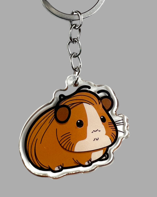 Guinea Pig Acrylic Keychain